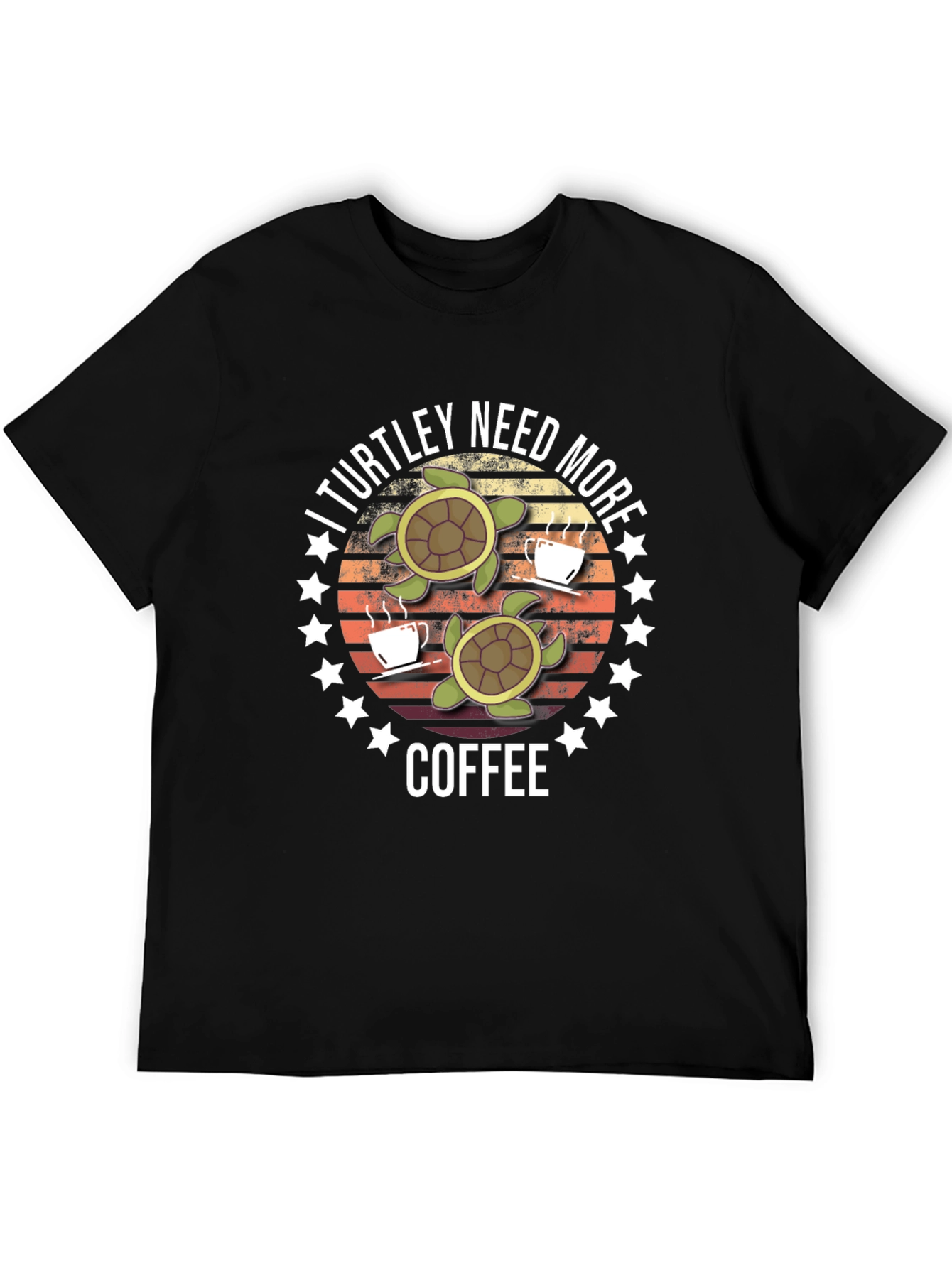 Turtle Coffee T-Shirt - Need More Coffee