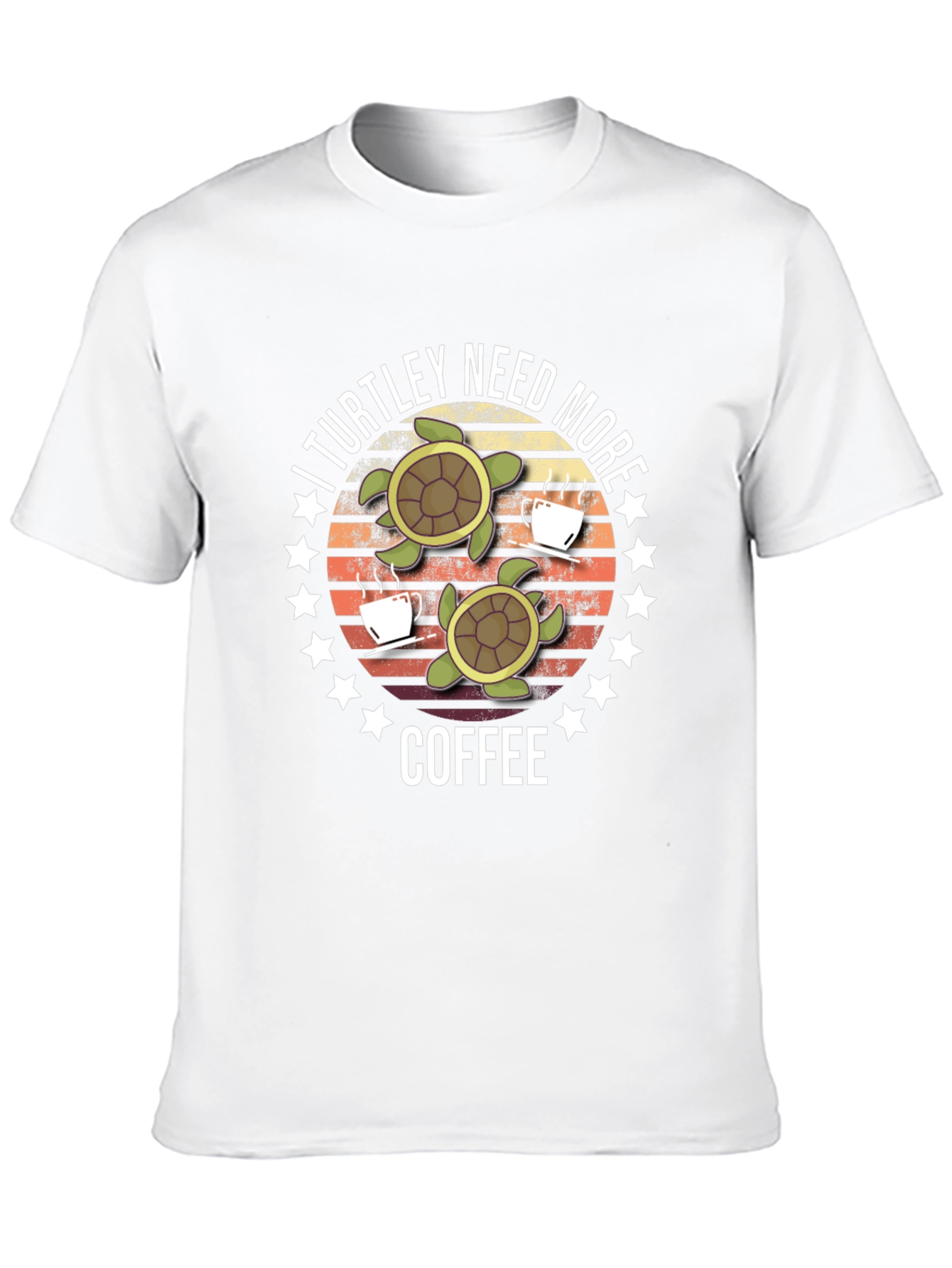 Turtle Coffee T-Shirt - Need More Coffee