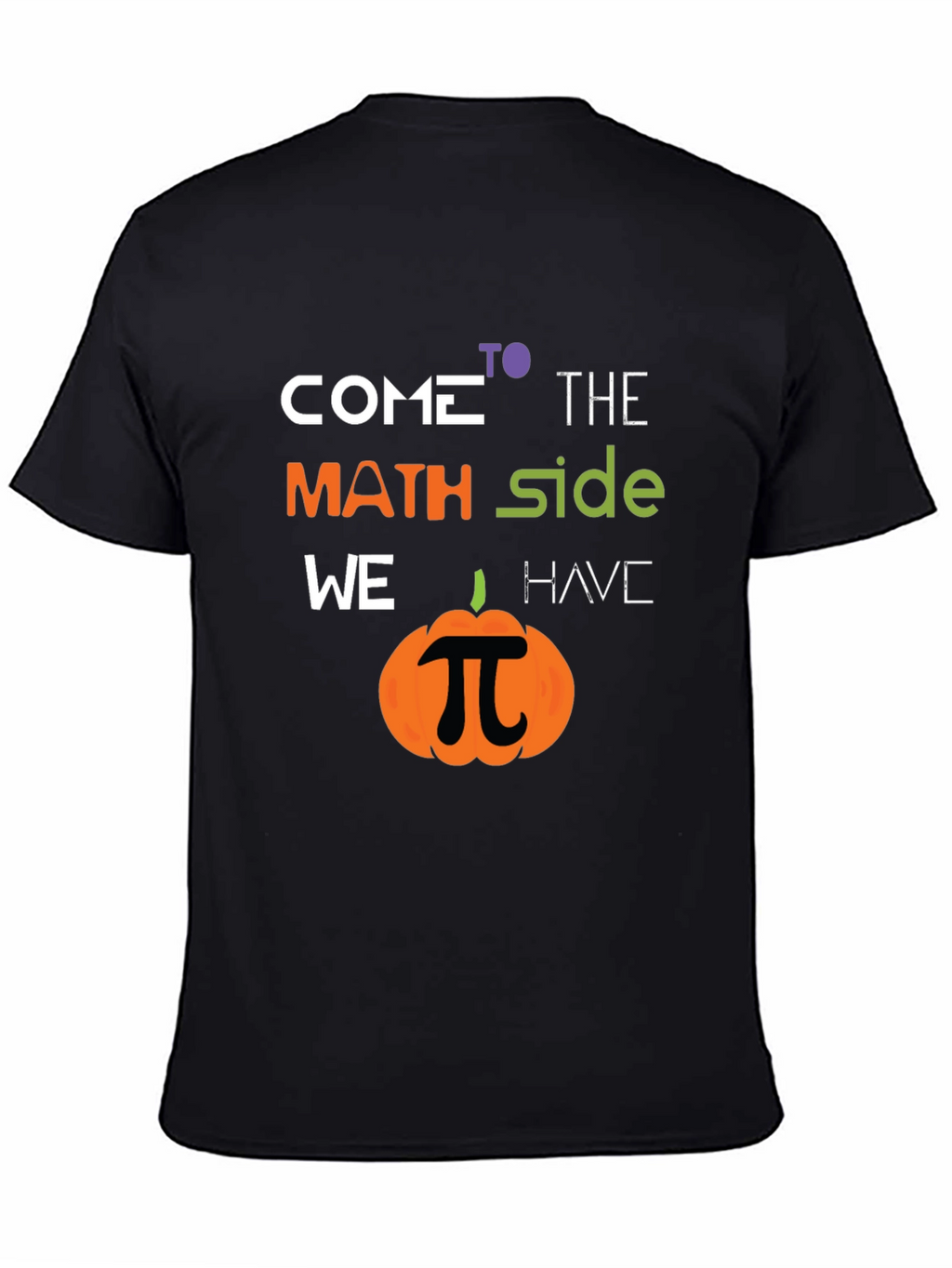 Math Side Pumpkin T-Shirt - Halloween Geek