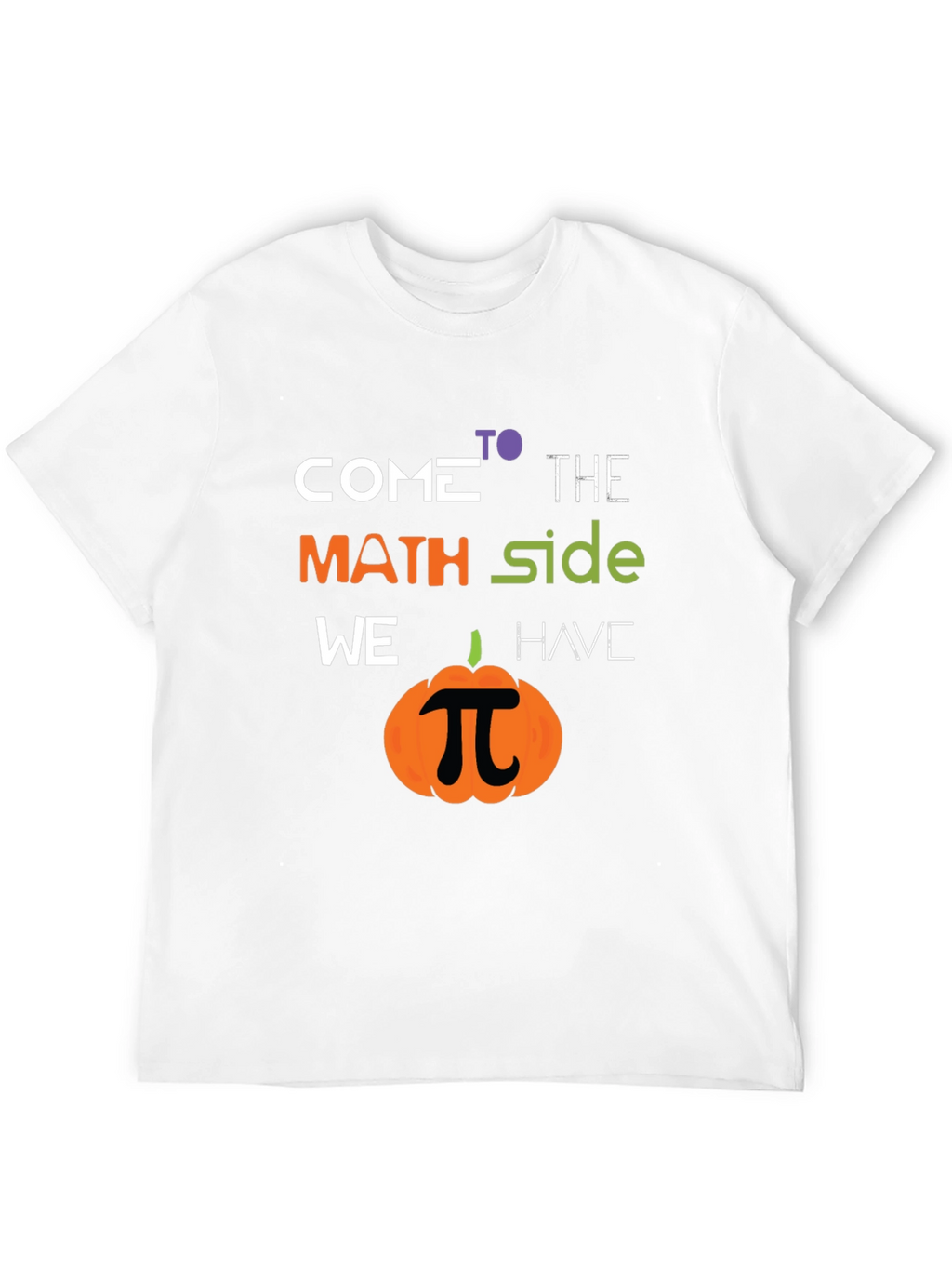 Math Side Pumpkin T-Shirt - Halloween Geek