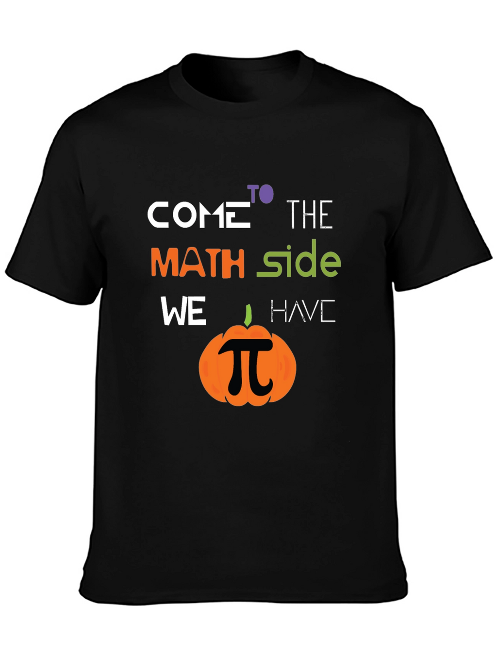 Math Side Pumpkin T-Shirt - Halloween Geek