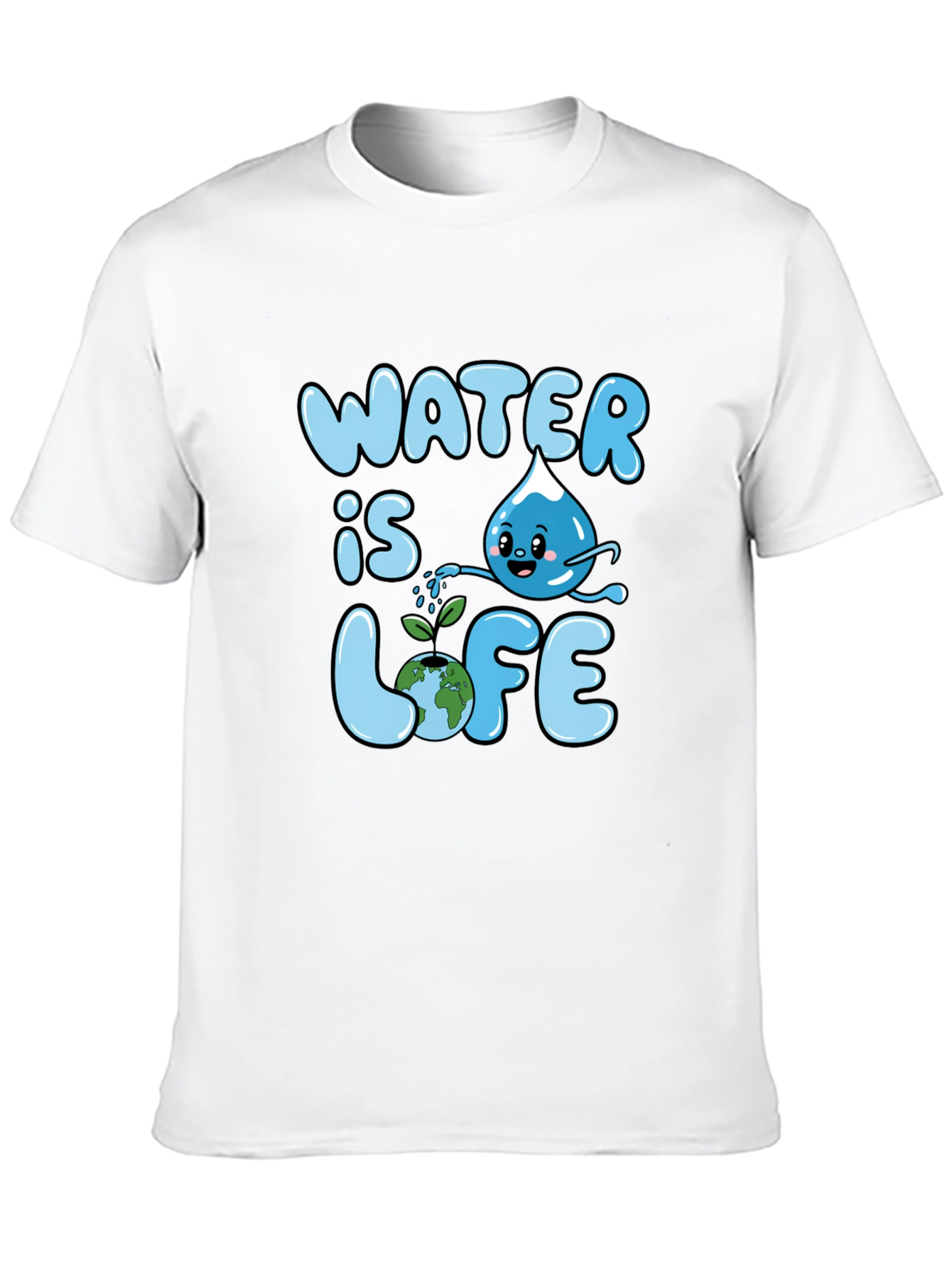 Water Is Life Graphic T-Shirt