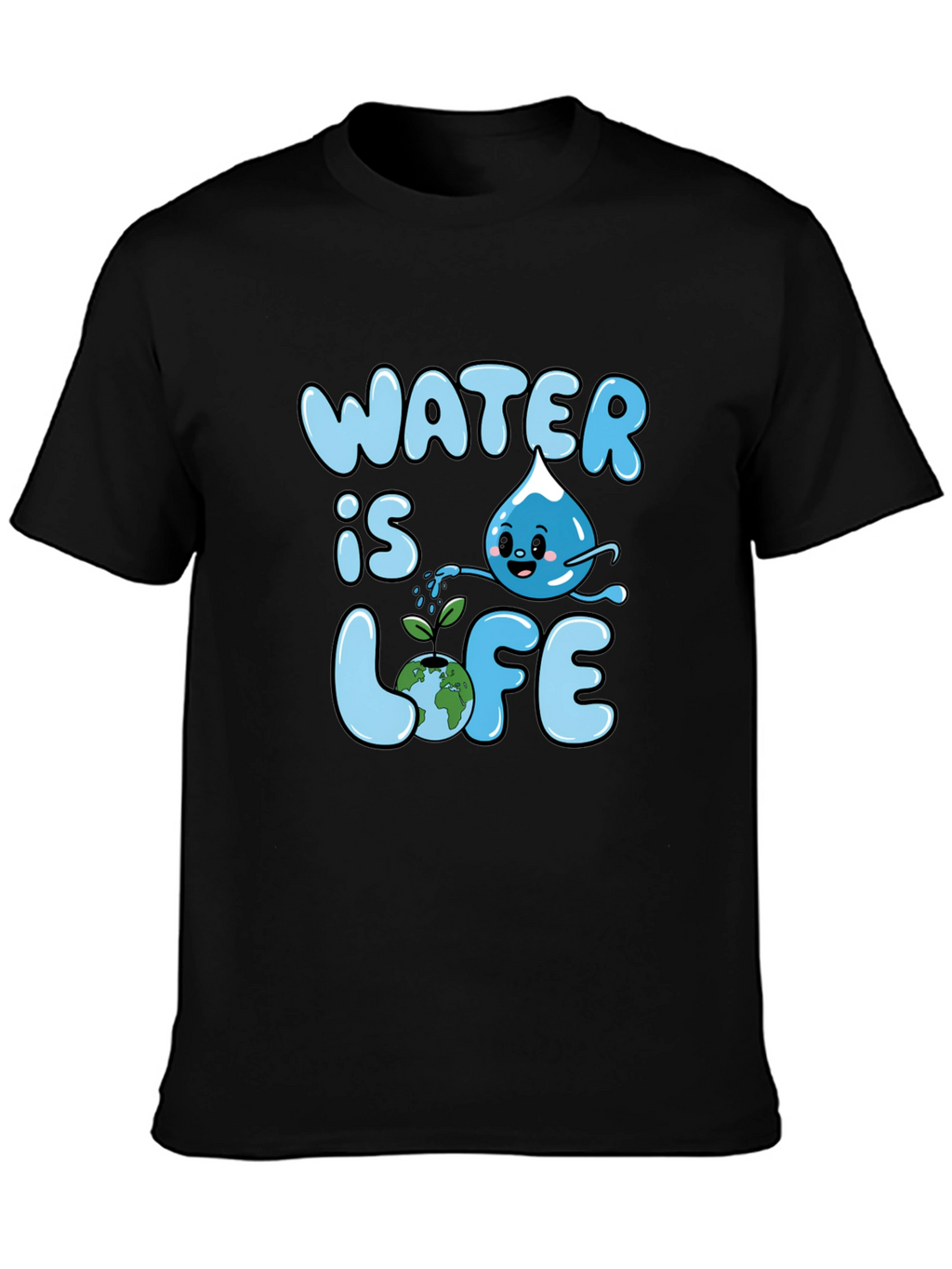 Water Is Life Graphic T-Shirt