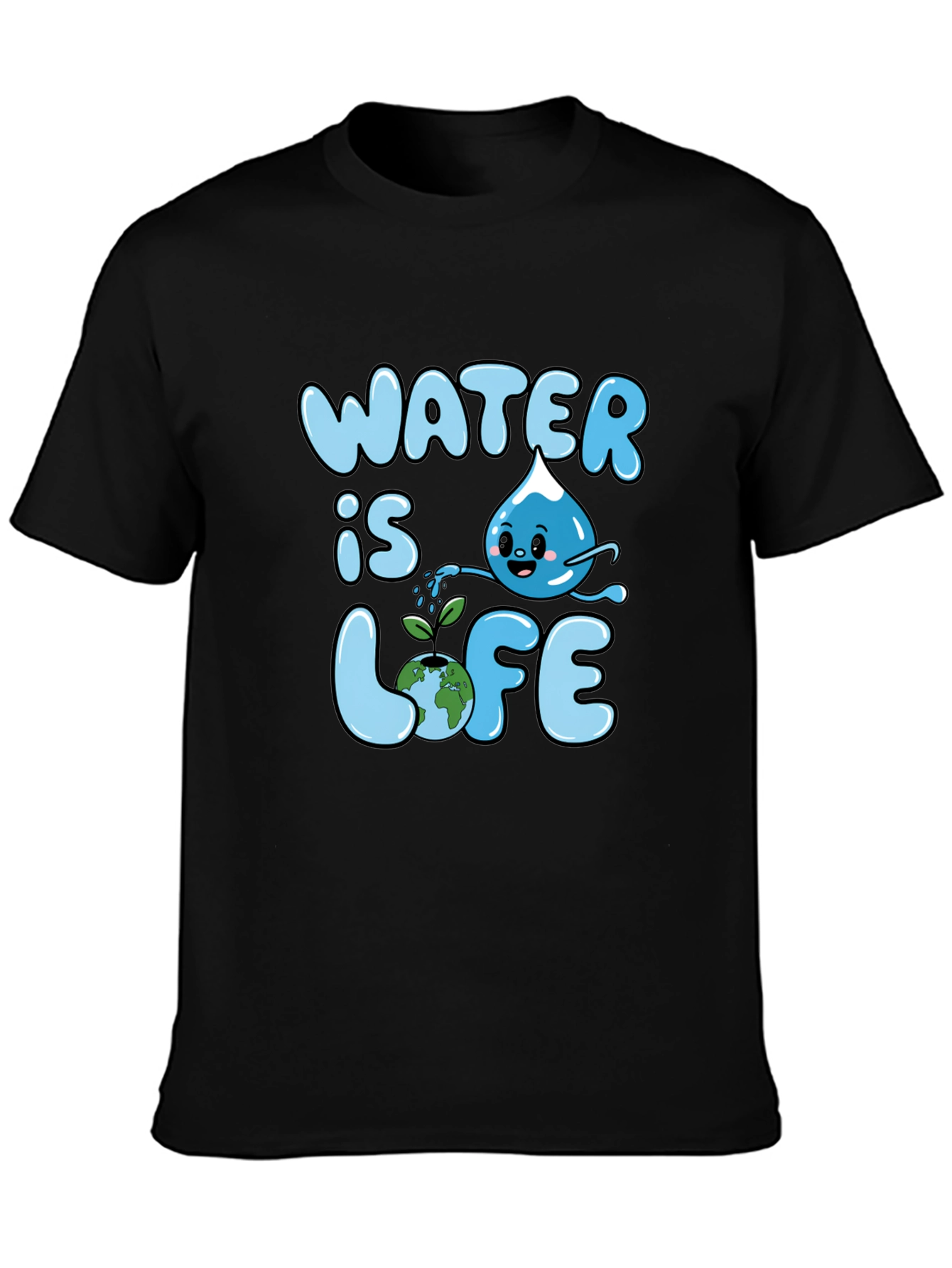 Water Is Life Graphic T-Shirt