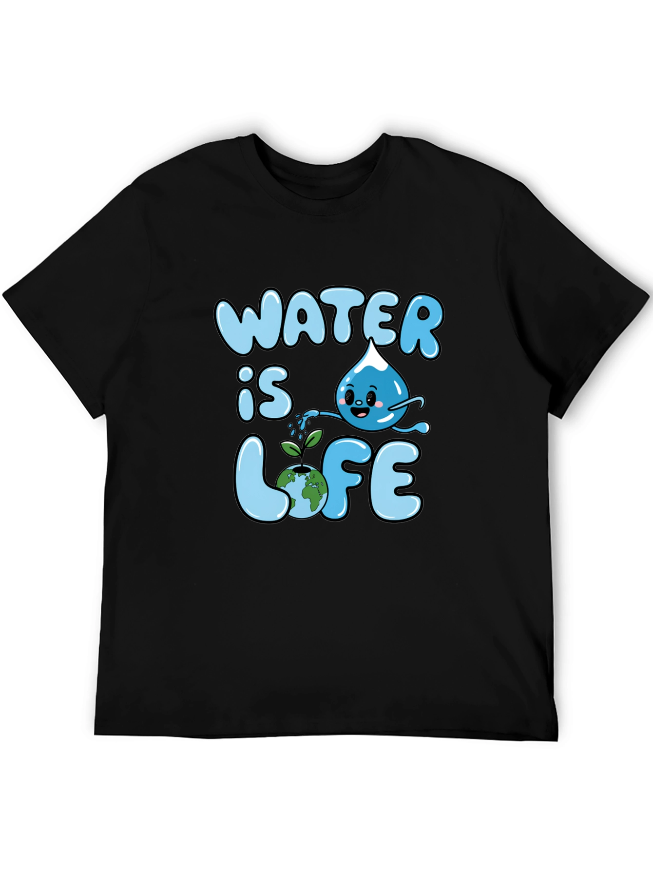Water Is Life Graphic T-Shirt