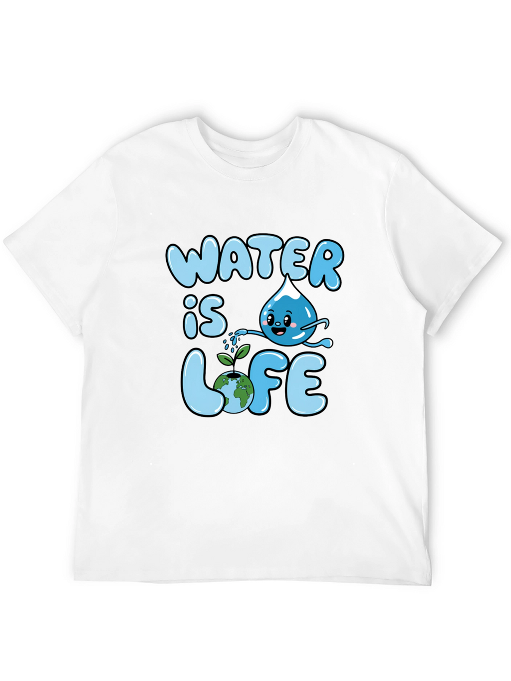 Water Is Life Graphic T-Shirt