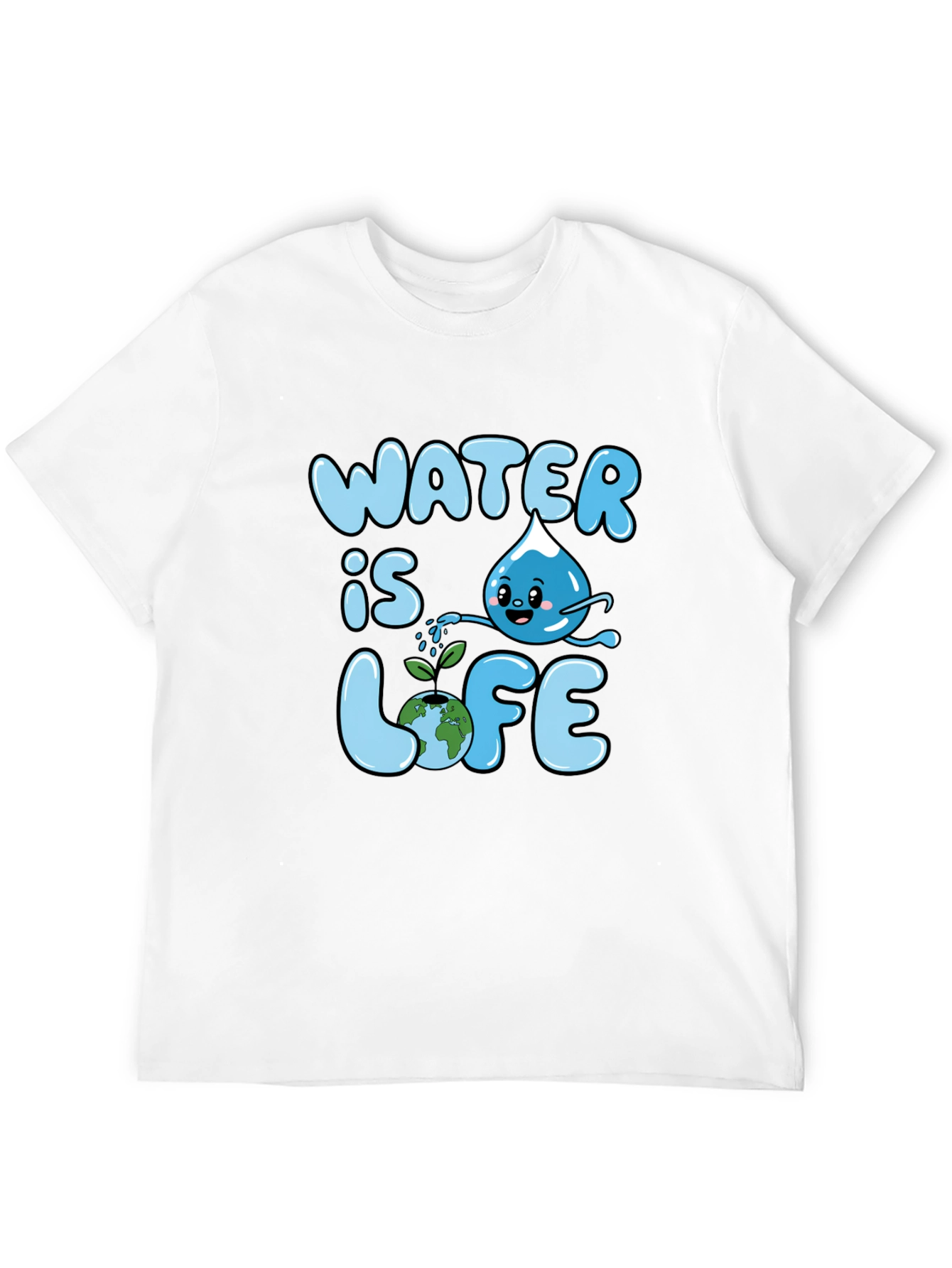 Water Is Life Graphic T-Shirt