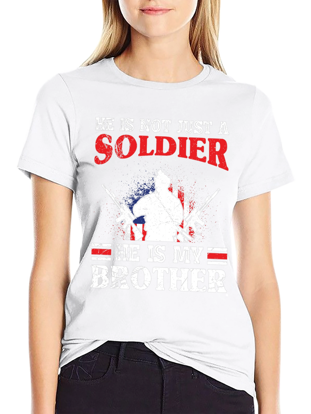 Soldier Brother T-Shirt - Patriotic Design