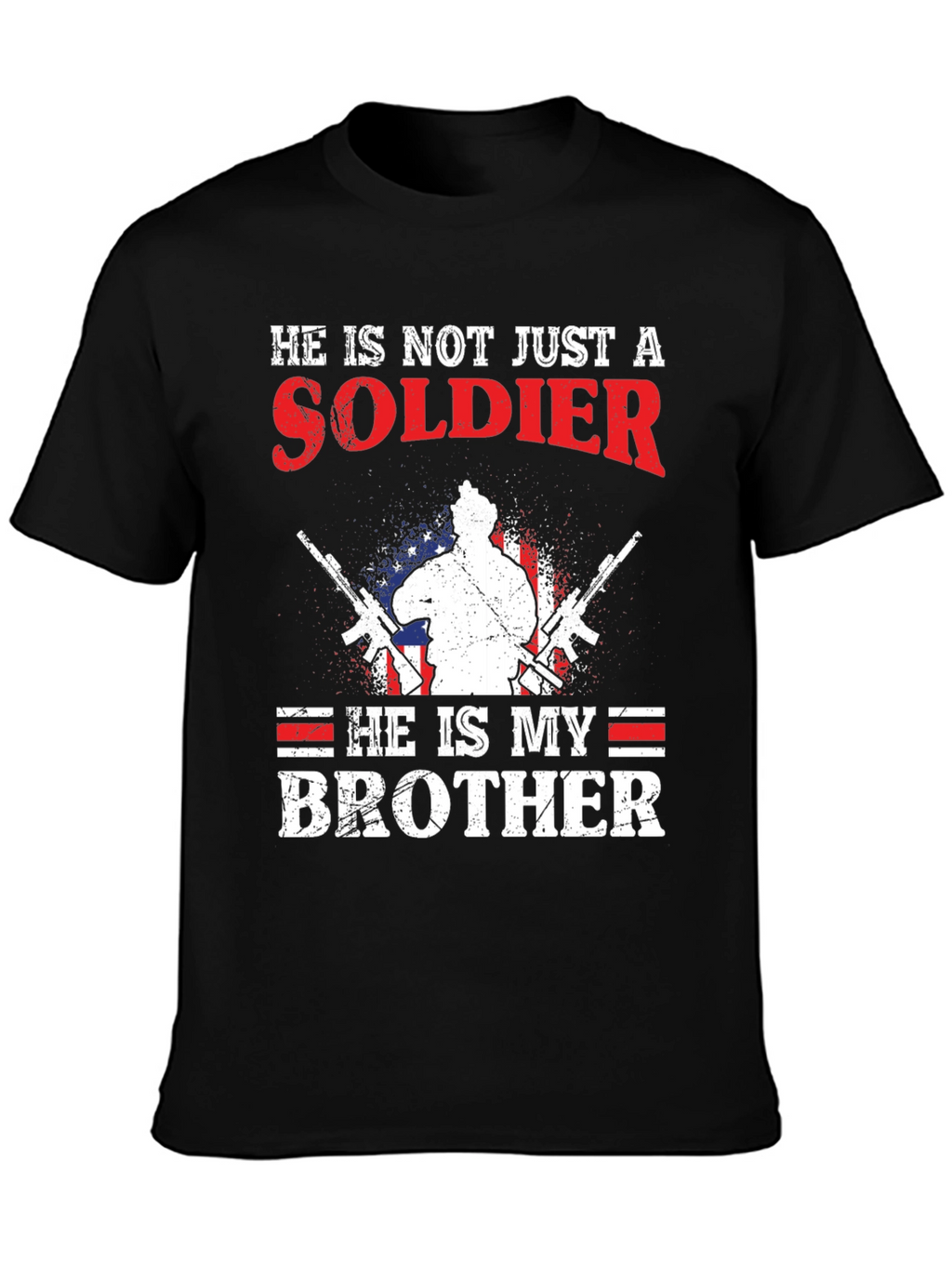 Soldier Brother T-Shirt - Patriotic Design