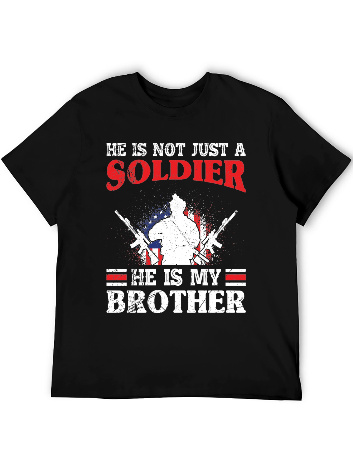 Soldier Brother T-Shirt - Patriotic Design
