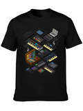 Synthesizer Graphic T-Shirt - Music Producer Tee