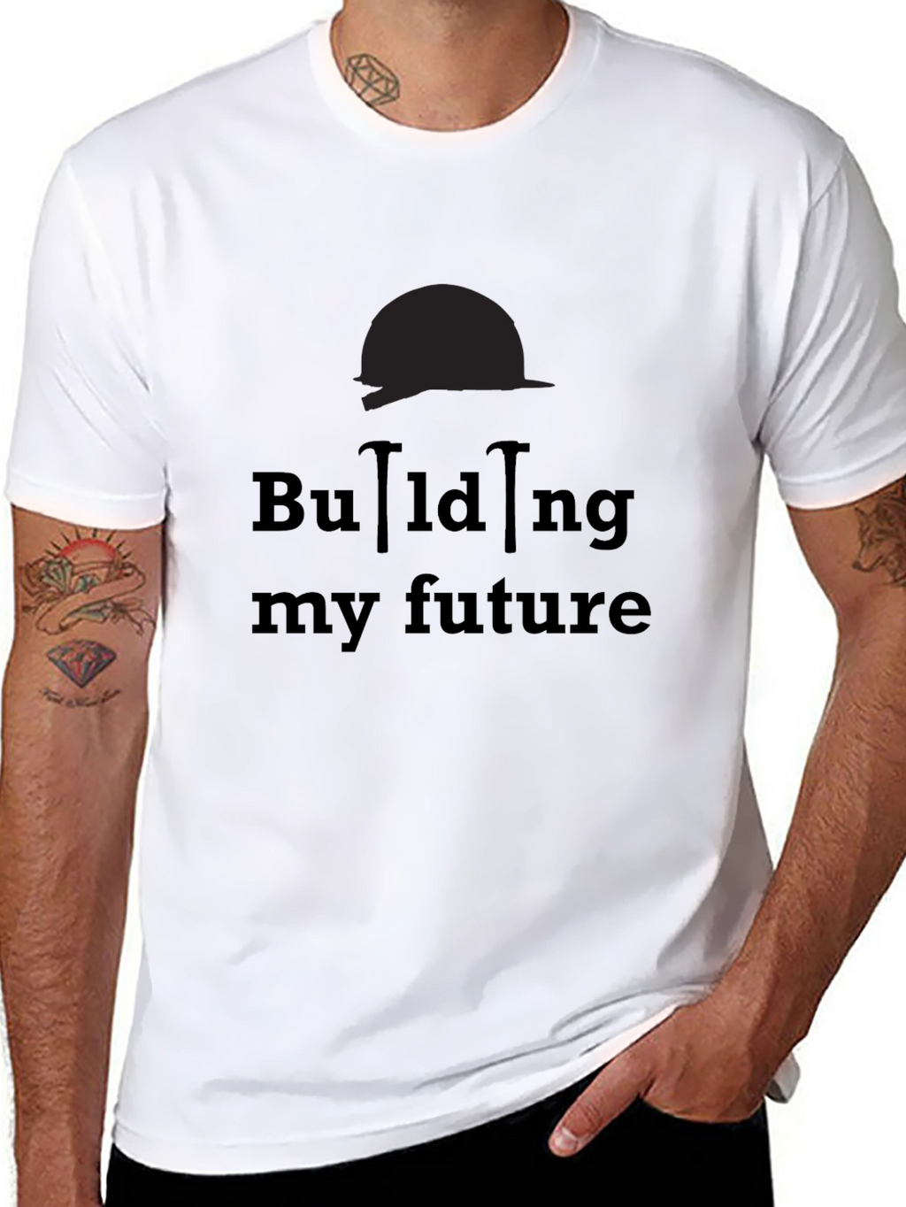 Building My Future T-Shirt - Construction Design
