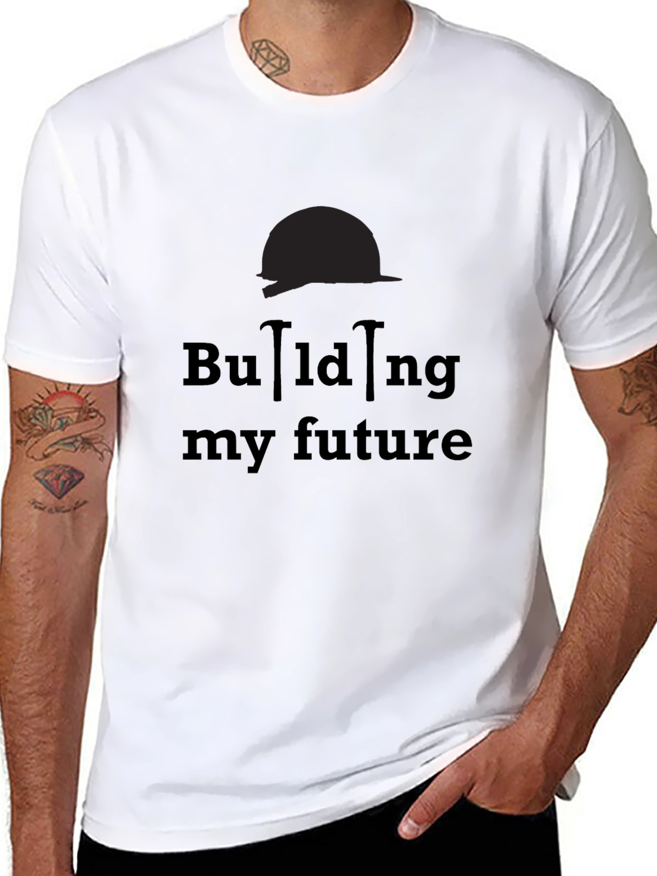 Building My Future T-Shirt - Construction Design