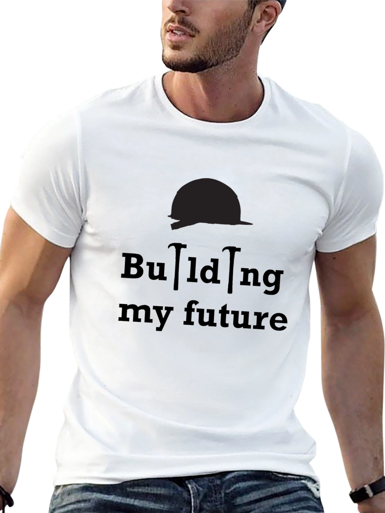 Building My Future T-Shirt - Construction Design