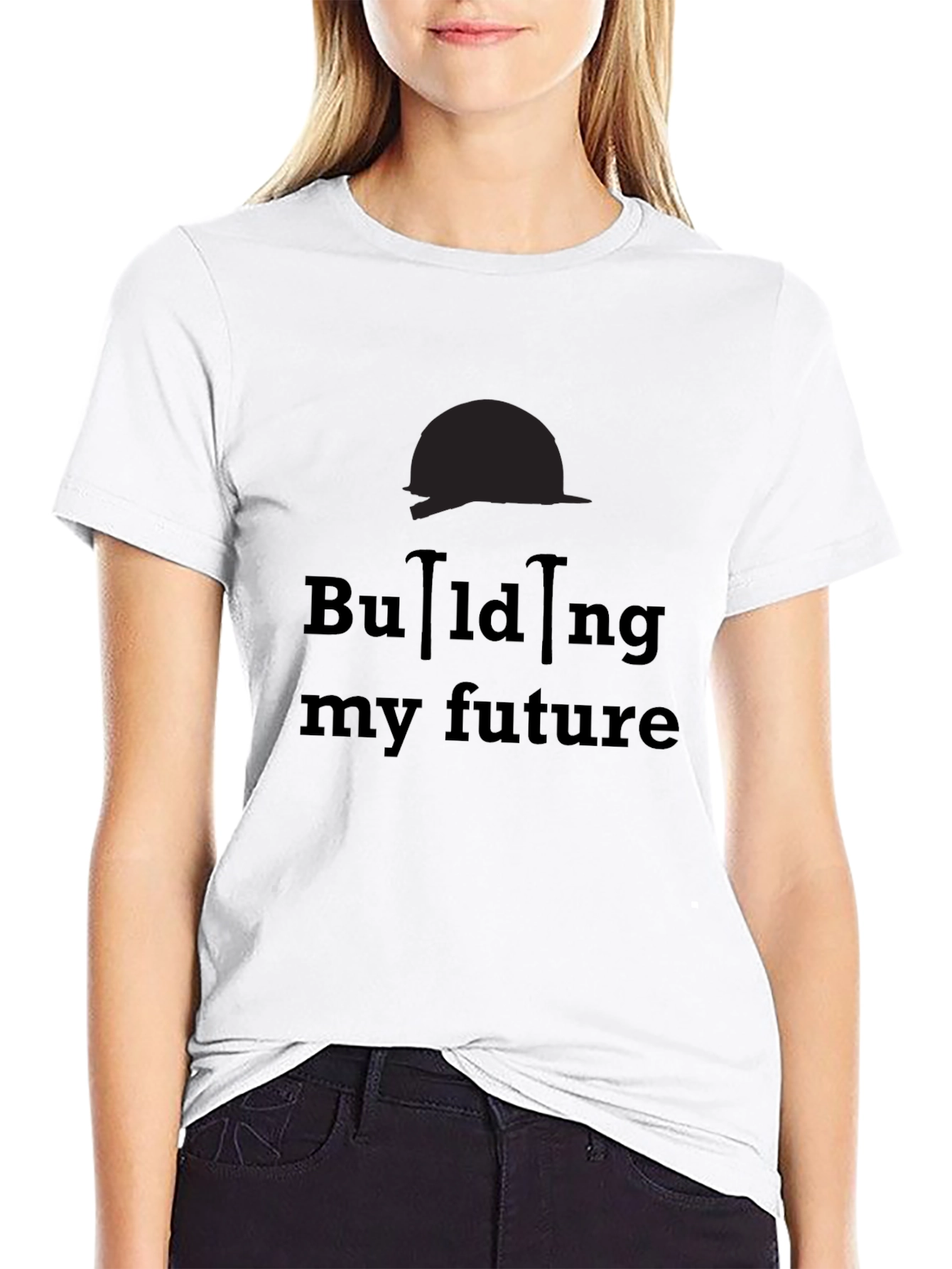 Building My Future T-Shirt - Construction Design
