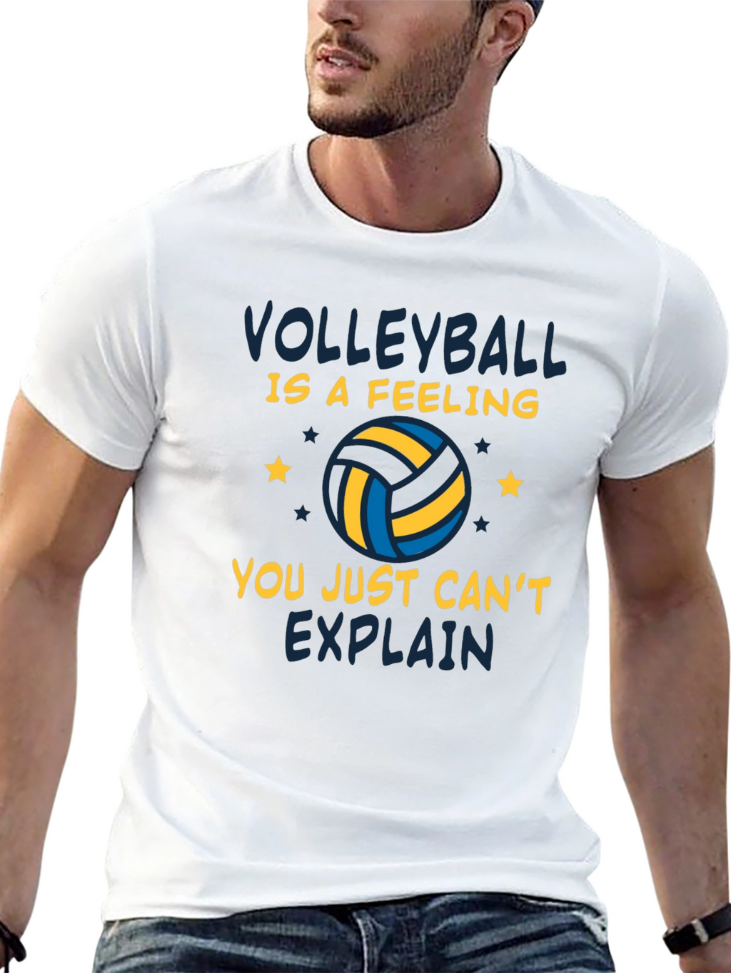 Volleyball Feeling Graphic Tee | Sports Fan T-Shirt