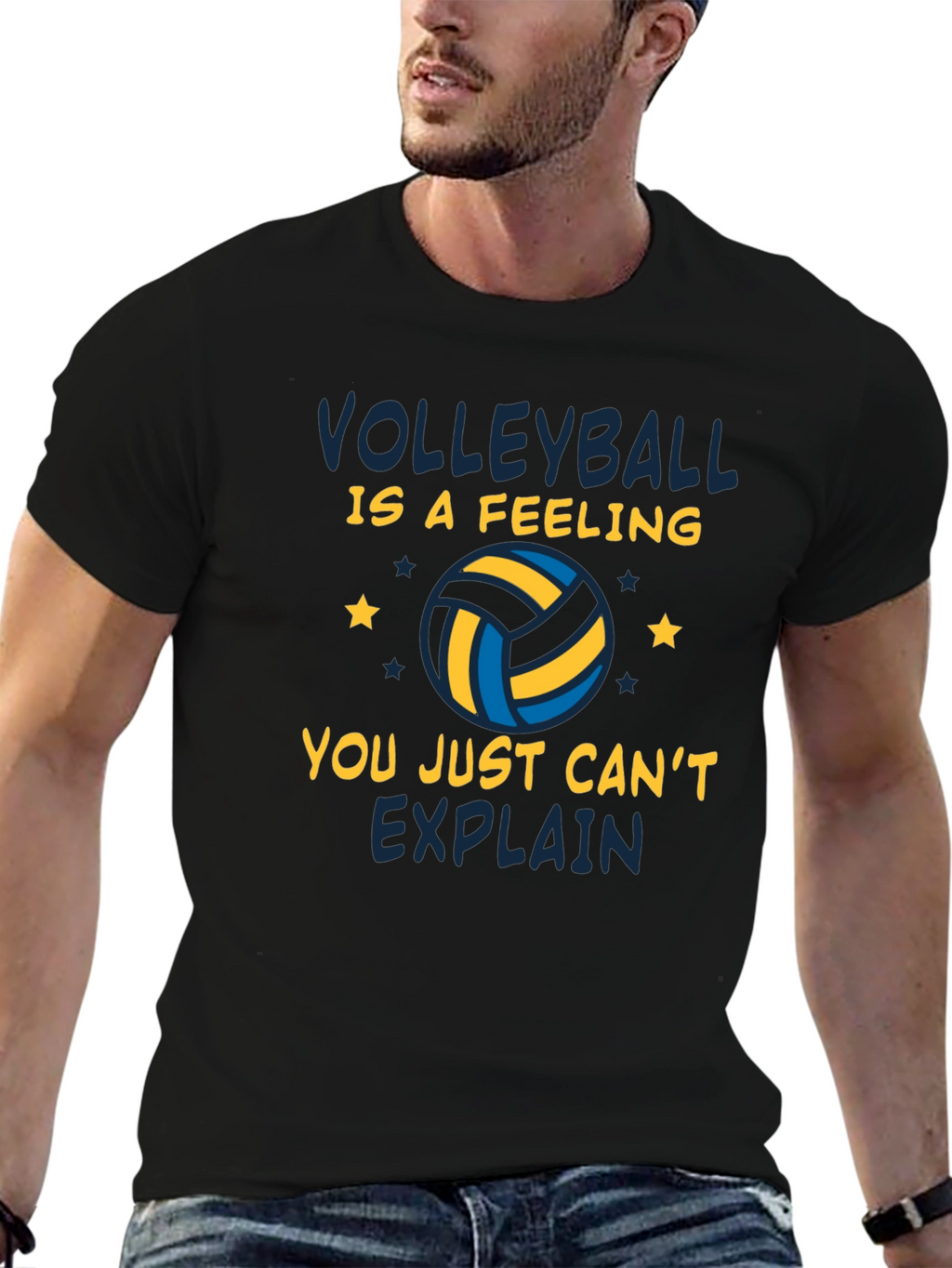 Volleyball Feeling Graphic Tee | Sports Fan T-Shirt
