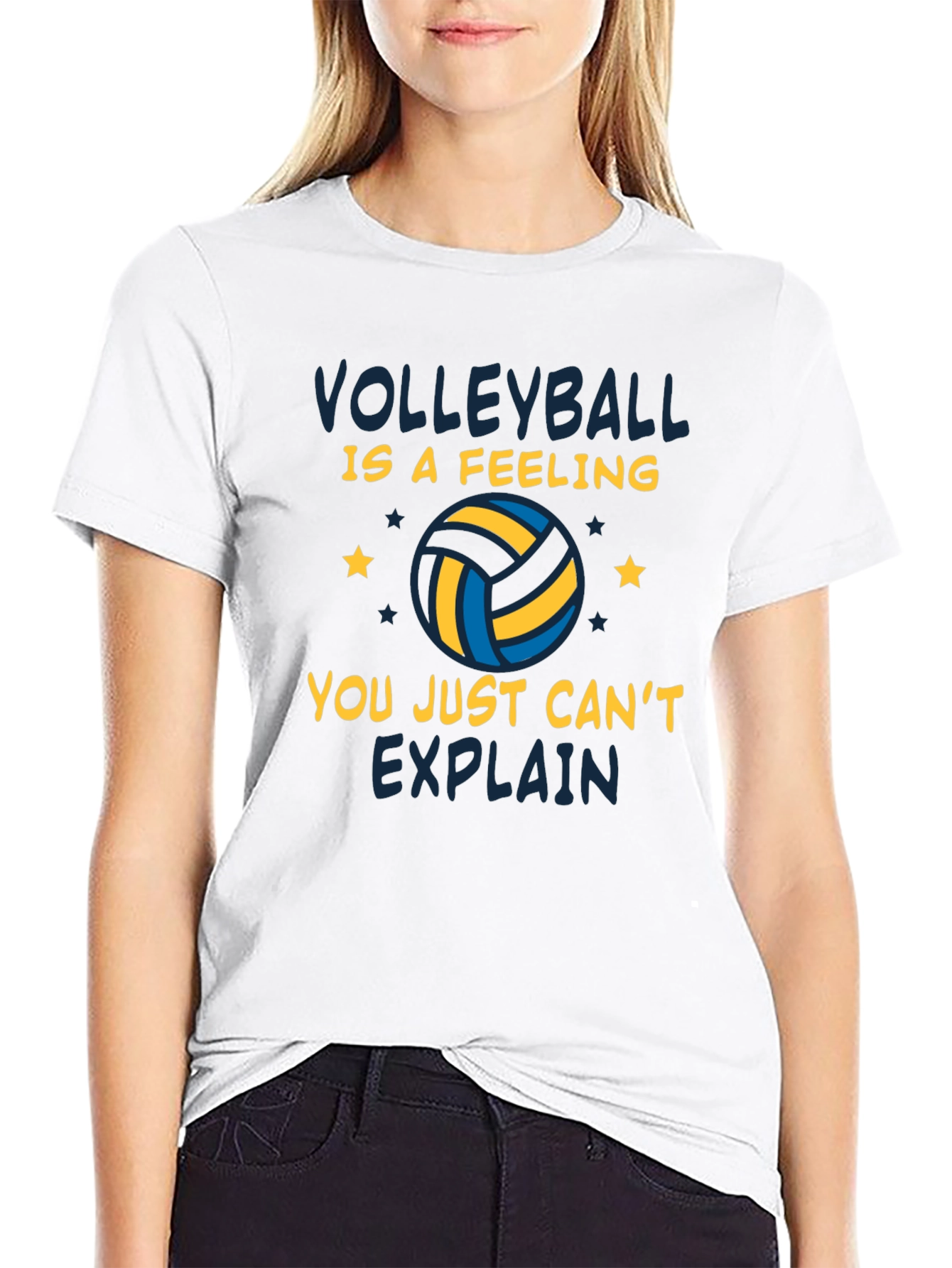 Volleyball Feeling Graphic Tee | Sports Fan T-Shirt