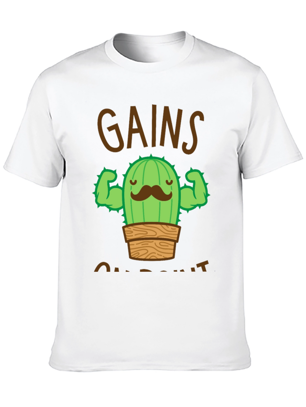 Gains Cactus Graphic Tee - Black