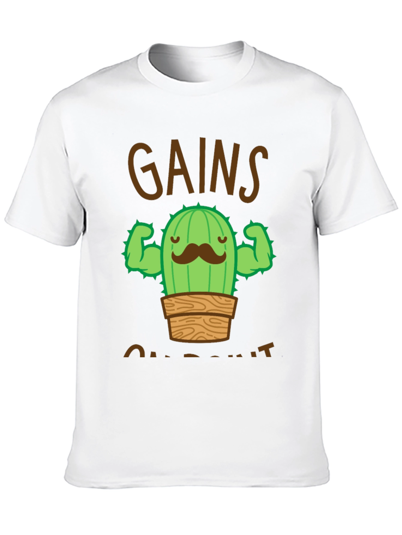 Gains Cactus Graphic Tee - Black