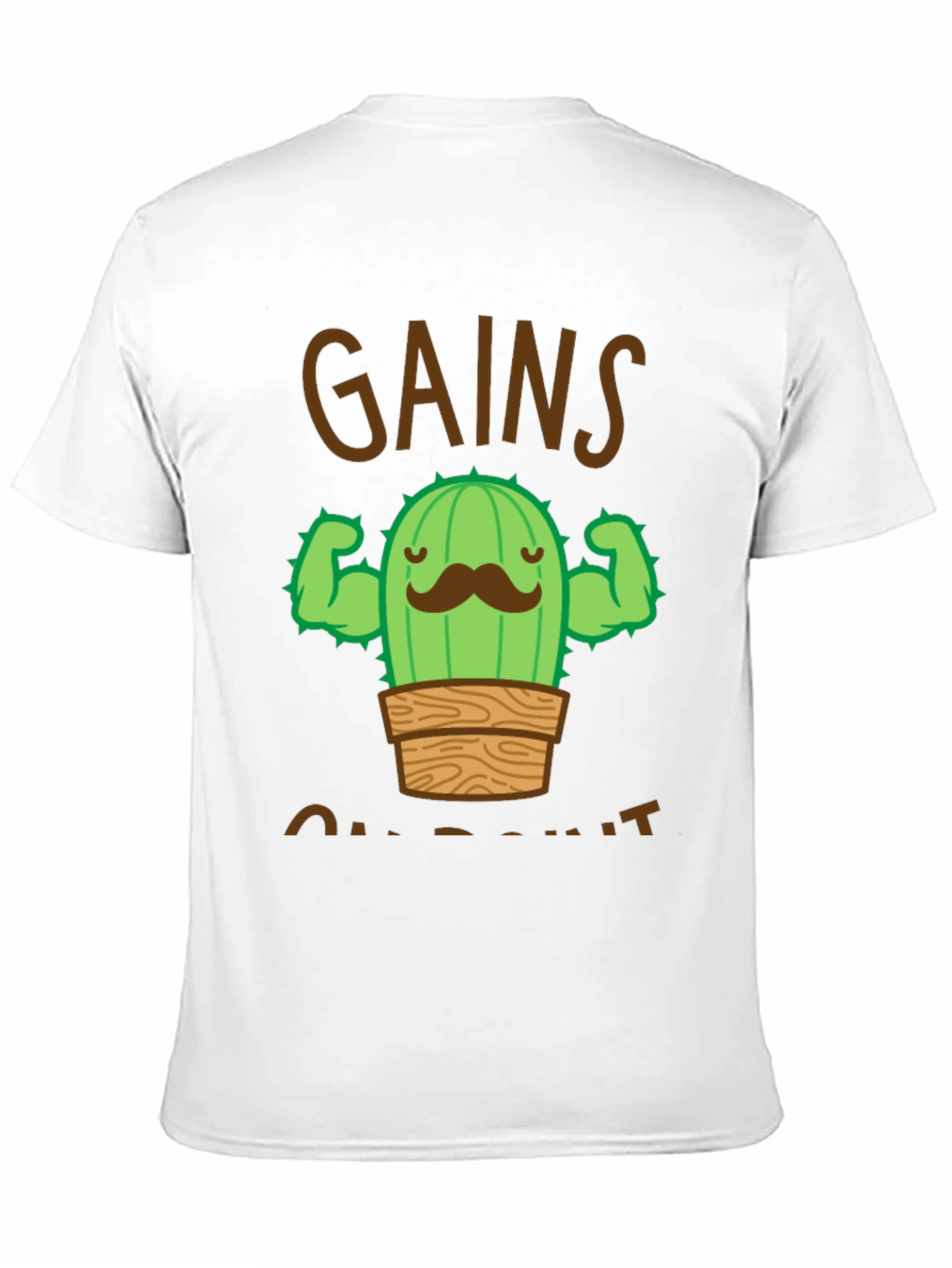 Gains Cactus Graphic Tee - Black