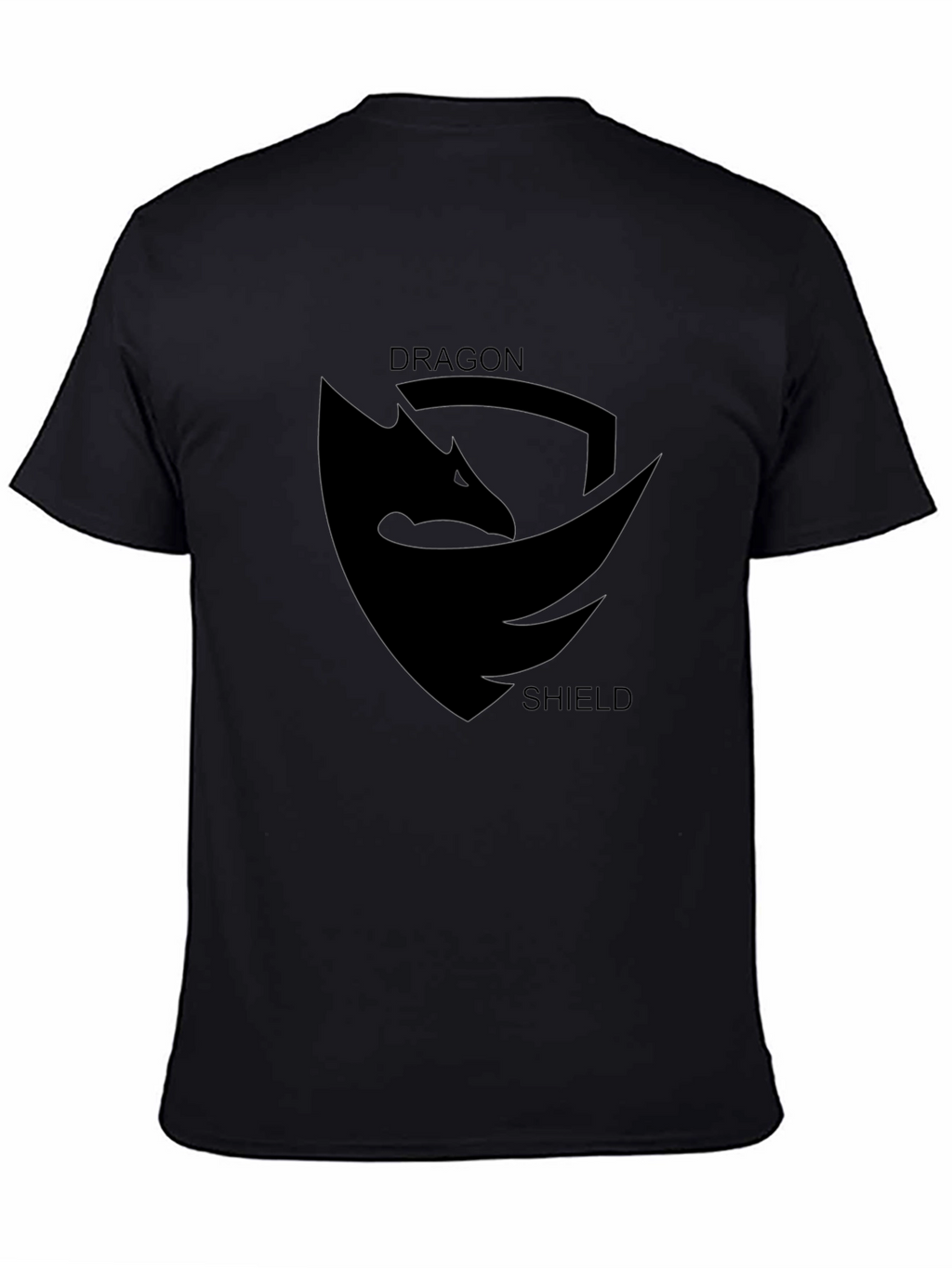 Dragon Shield Graphic Black T-Shirt