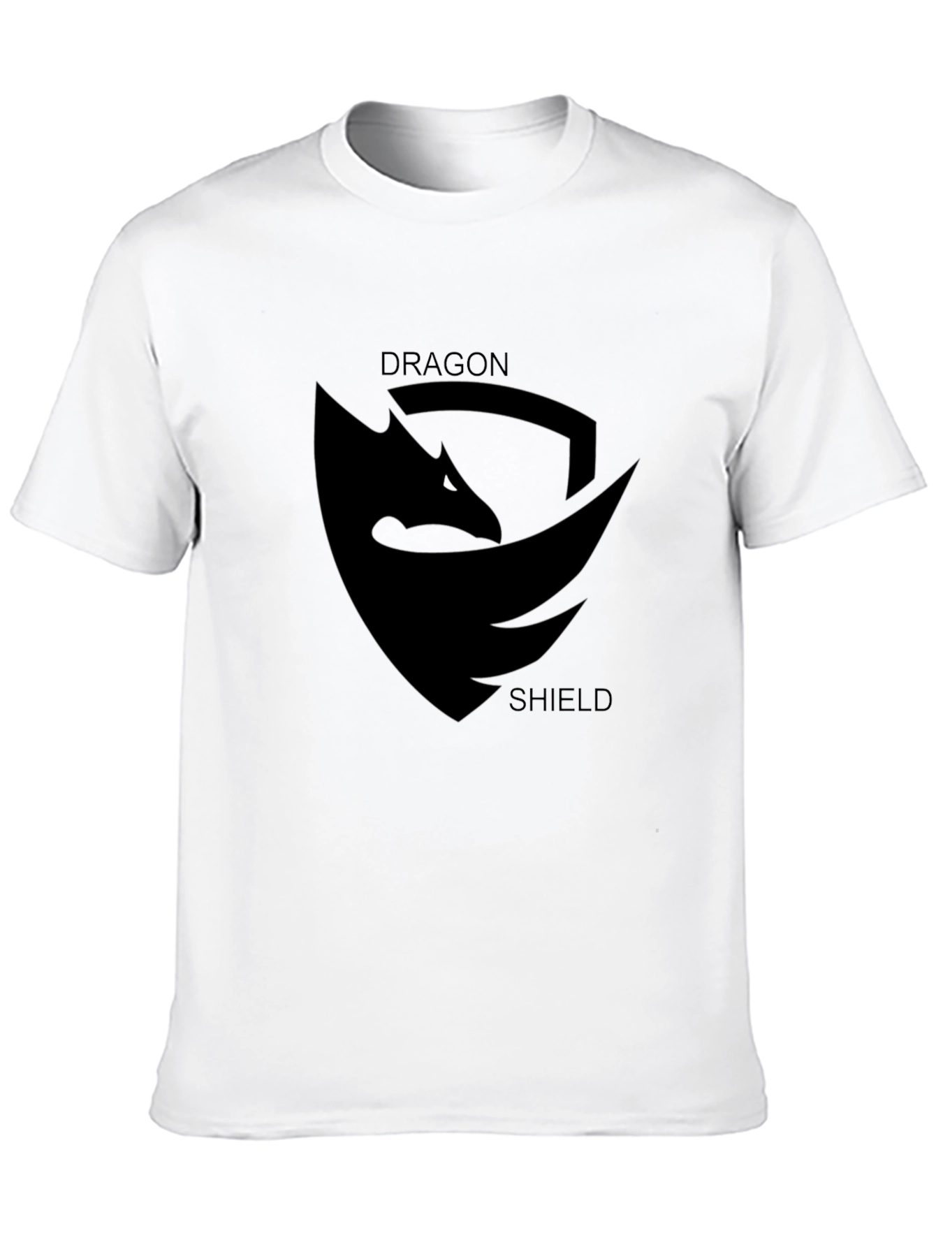 Dragon Shield Graphic Black T-Shirt