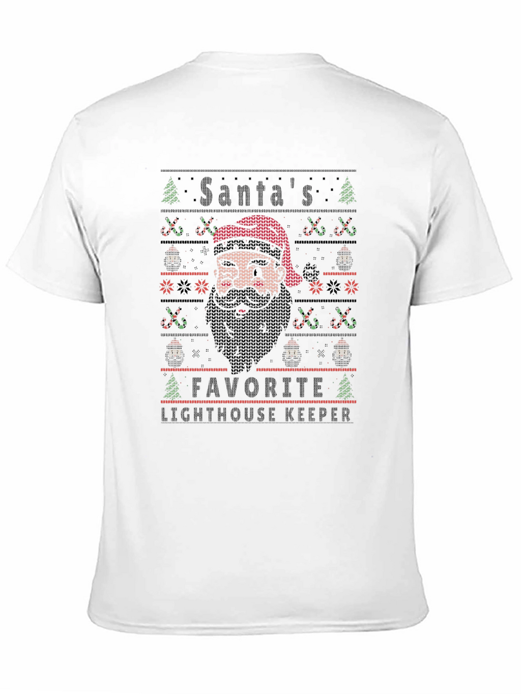 Santas Favorite Lighthouse Keeper Christmas T-Shirt