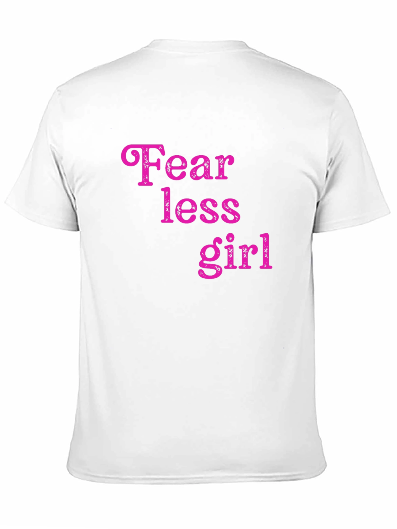 Fearless Girl Graphic Tee - Trendy Black Cotton T-Shirt