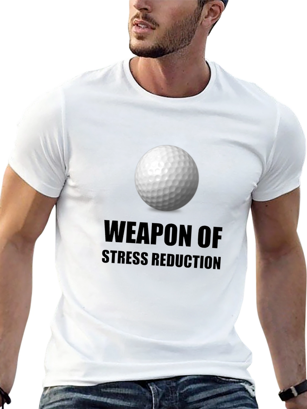 Golf Ball Weapon Stress Reduction T-Shirt