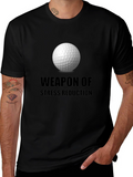 Golf Ball Weapon Stress Reduction T-Shirt