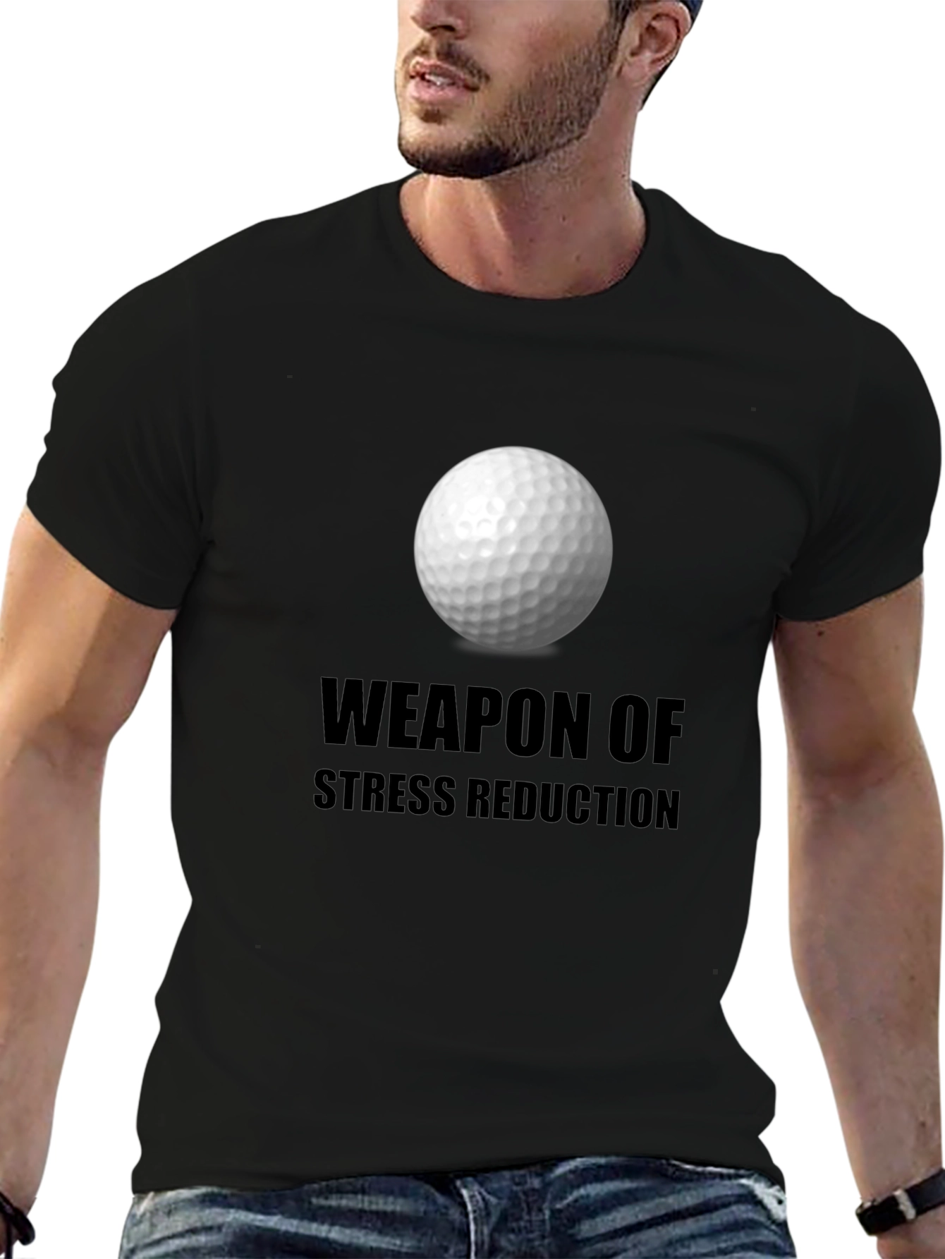 Golf Ball Weapon Stress Reduction T-Shirt