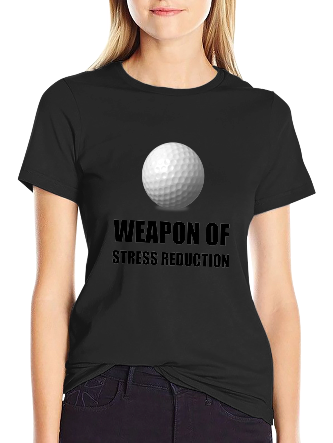 Golf Ball Weapon Stress Reduction T-Shirt