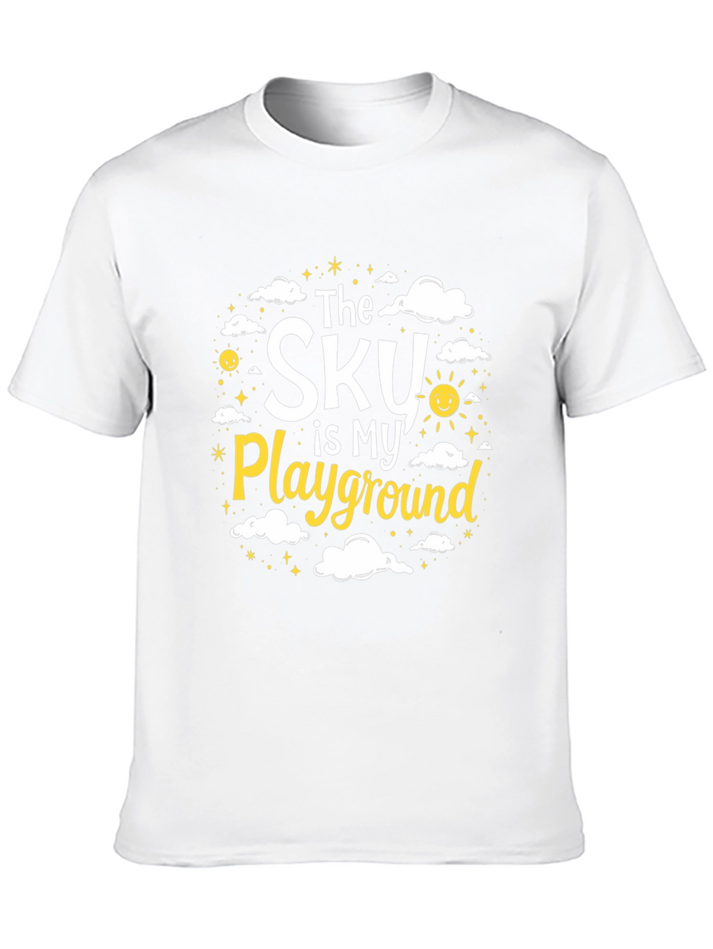 The Sky is My Playground Black T-Shirt