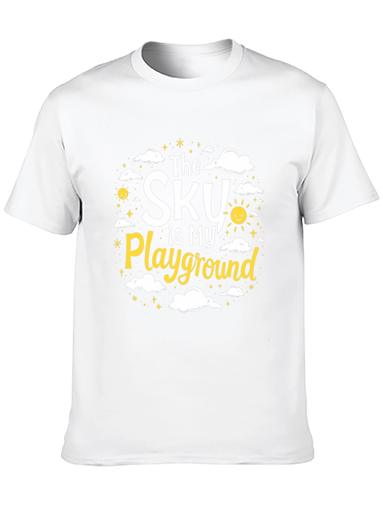 The Sky is My Playground Black T-Shirt
