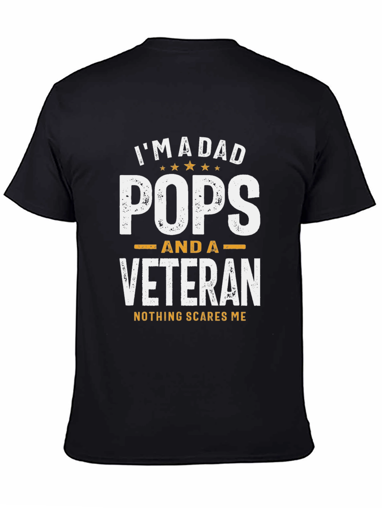 Im a Dad Pops Veteran T-Shirt