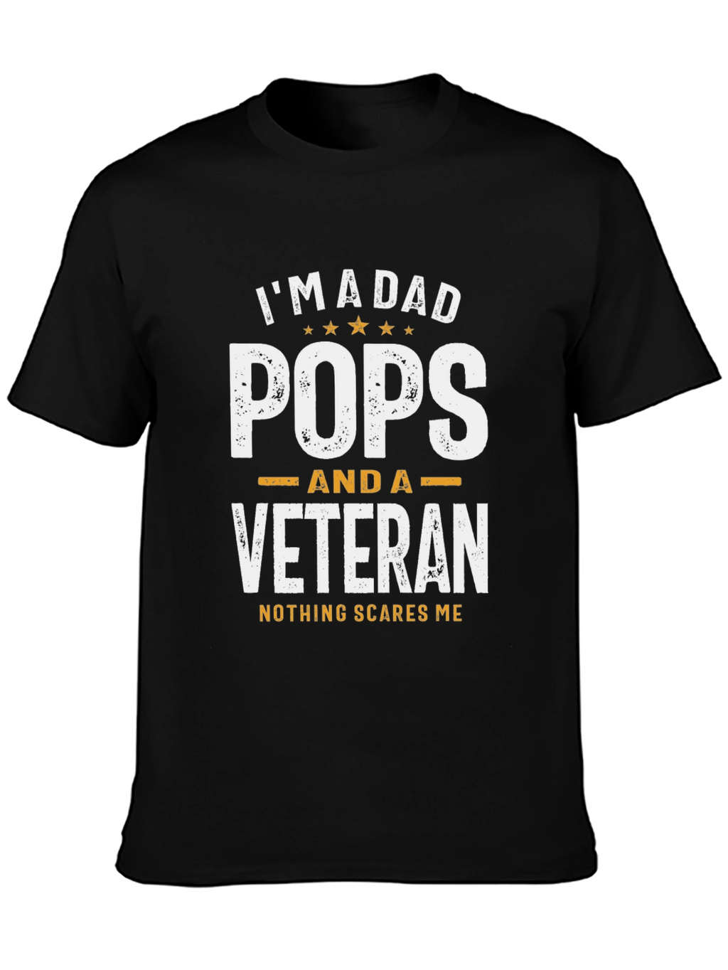 Im a Dad Pops Veteran T-Shirt