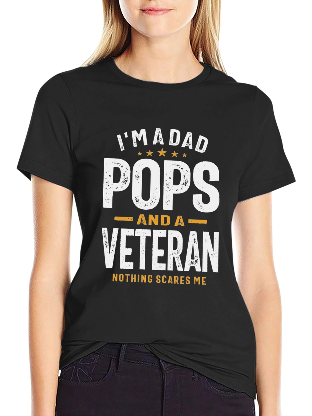 Im a Dad Pops Veteran T-Shirt