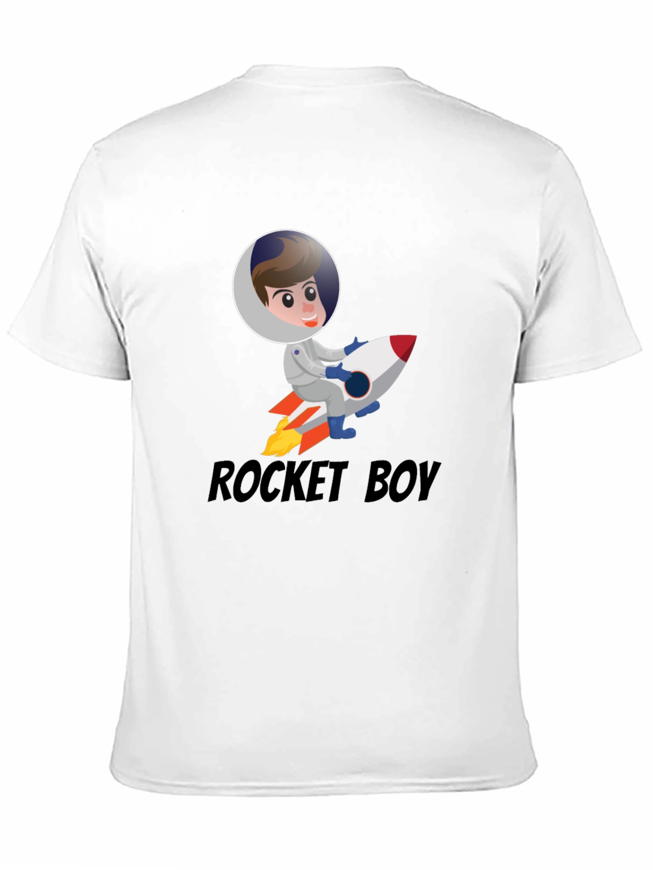 Rocket Boy Graphic T-Shirt - Funky Space Adventure Tee