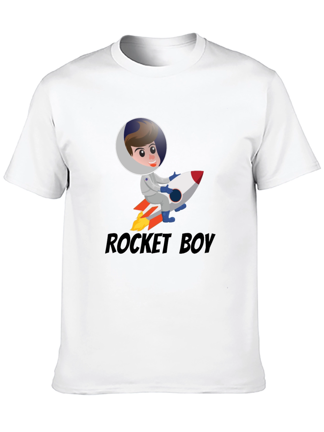 Rocket Boy Graphic T-Shirt - Funky Space Adventure Tee