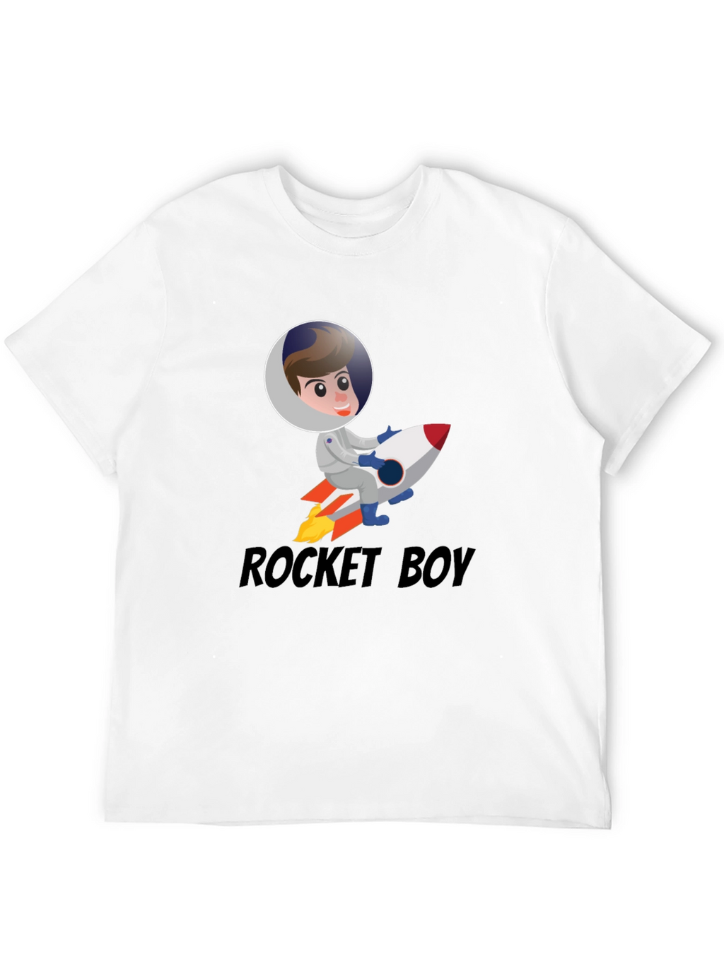 Rocket Boy Graphic T-Shirt - Funky Space Adventure Tee