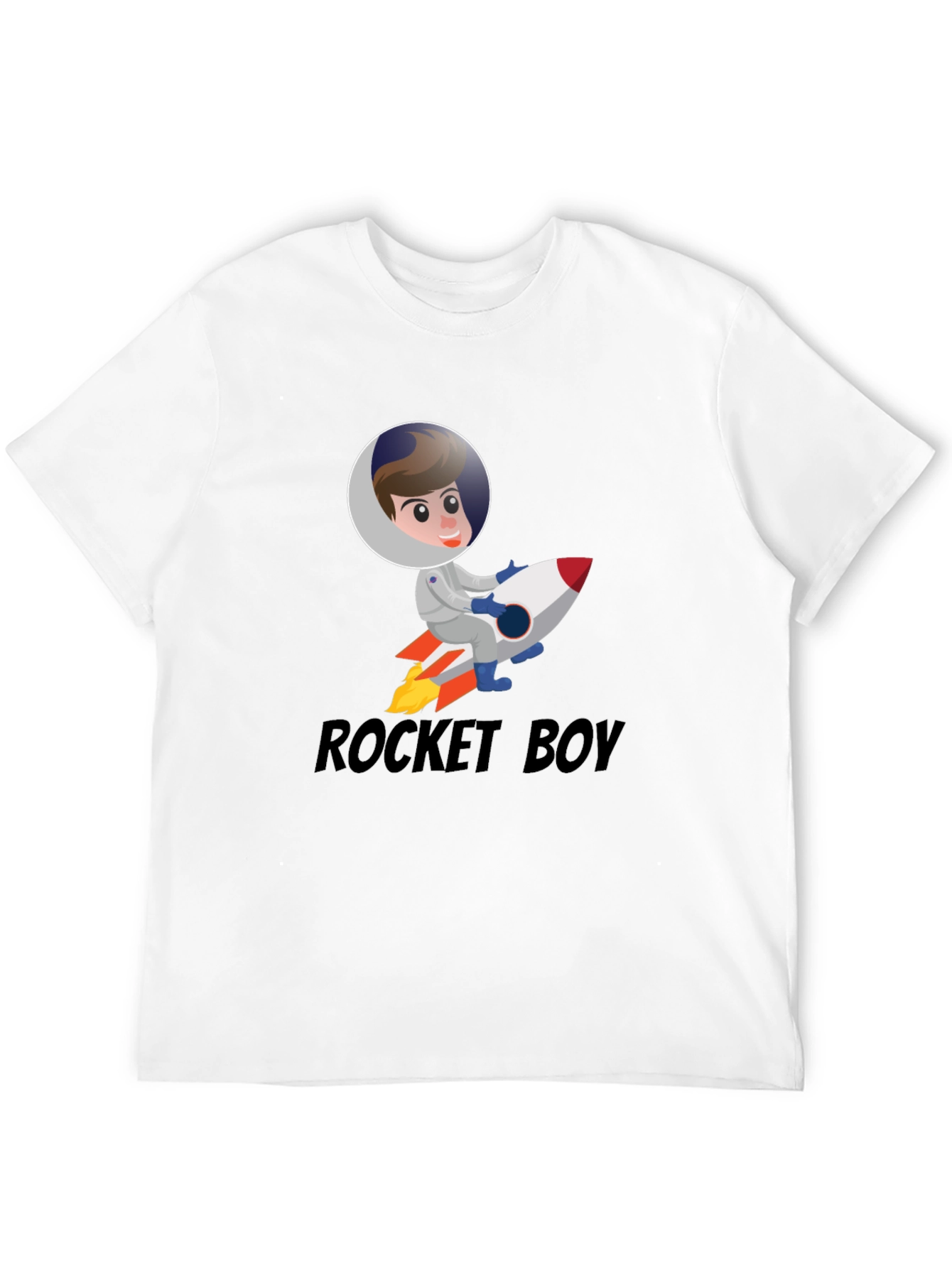 Rocket Boy Graphic T-Shirt - Funky Space Adventure Tee
