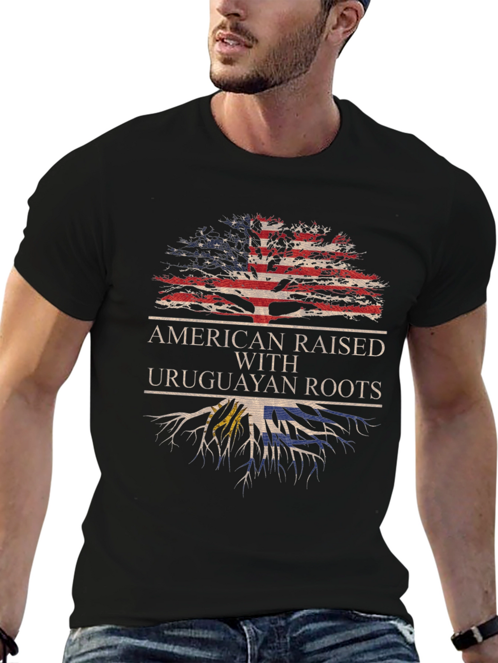 American Raised with Uruguayan Roots T-Shirt
