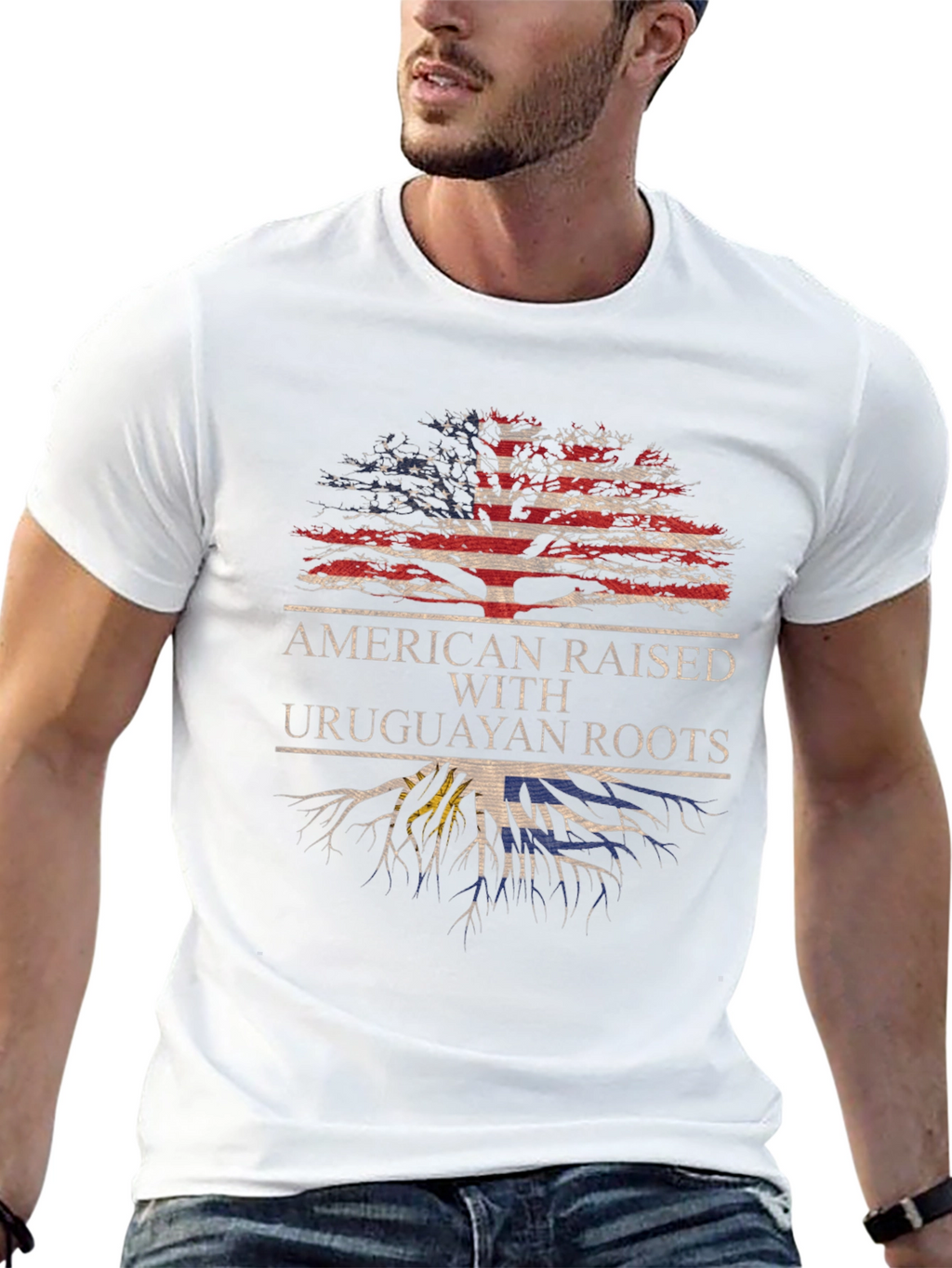 American Raised with Uruguayan Roots T-Shirt