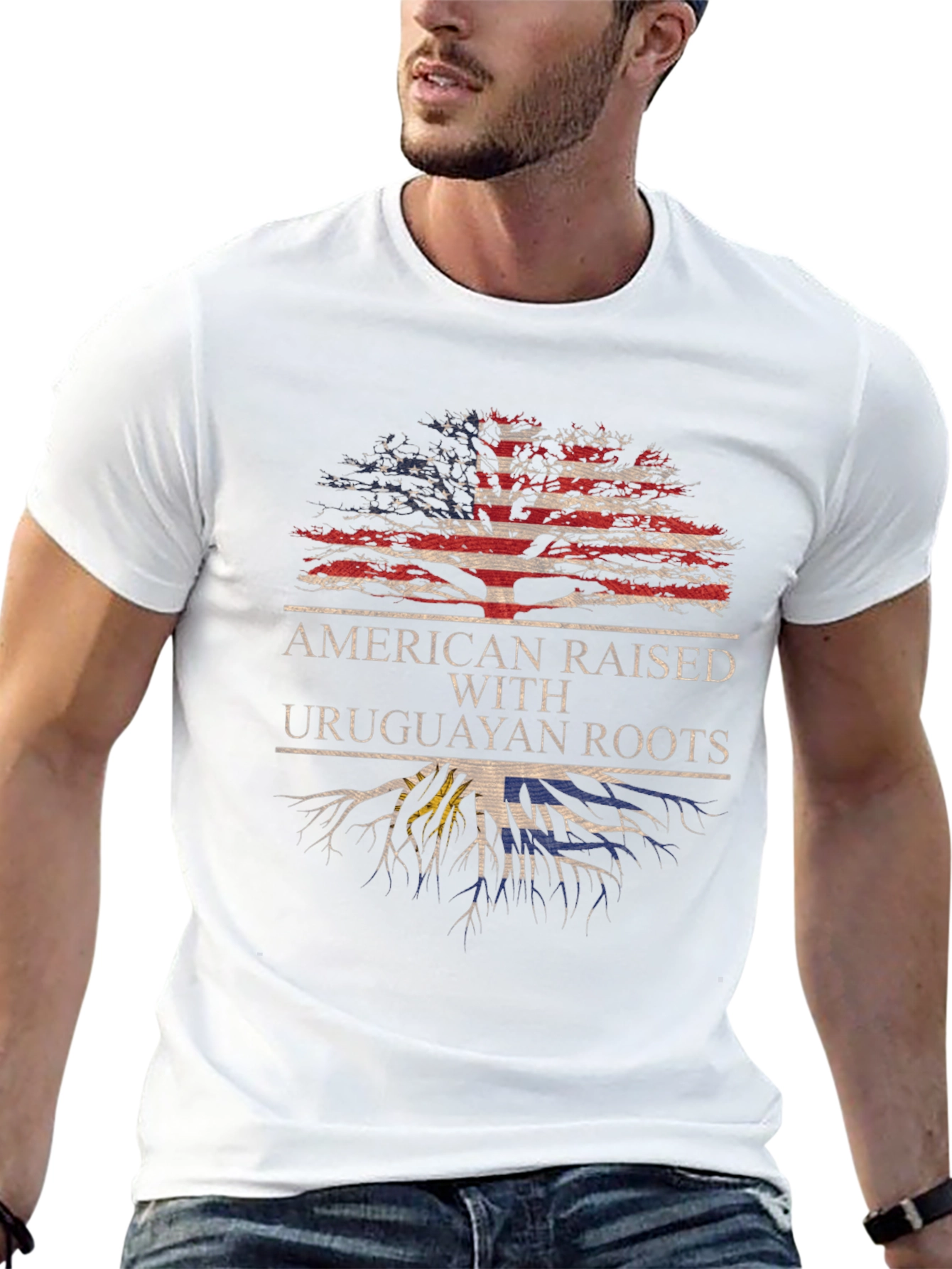 American Raised with Uruguayan Roots T-Shirt