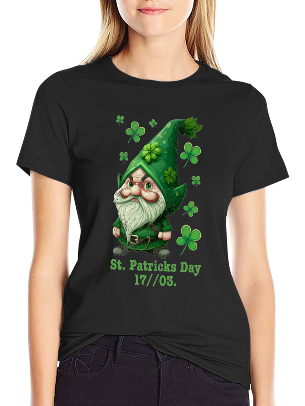 St. Patricks Day Gnome Graphic Tee