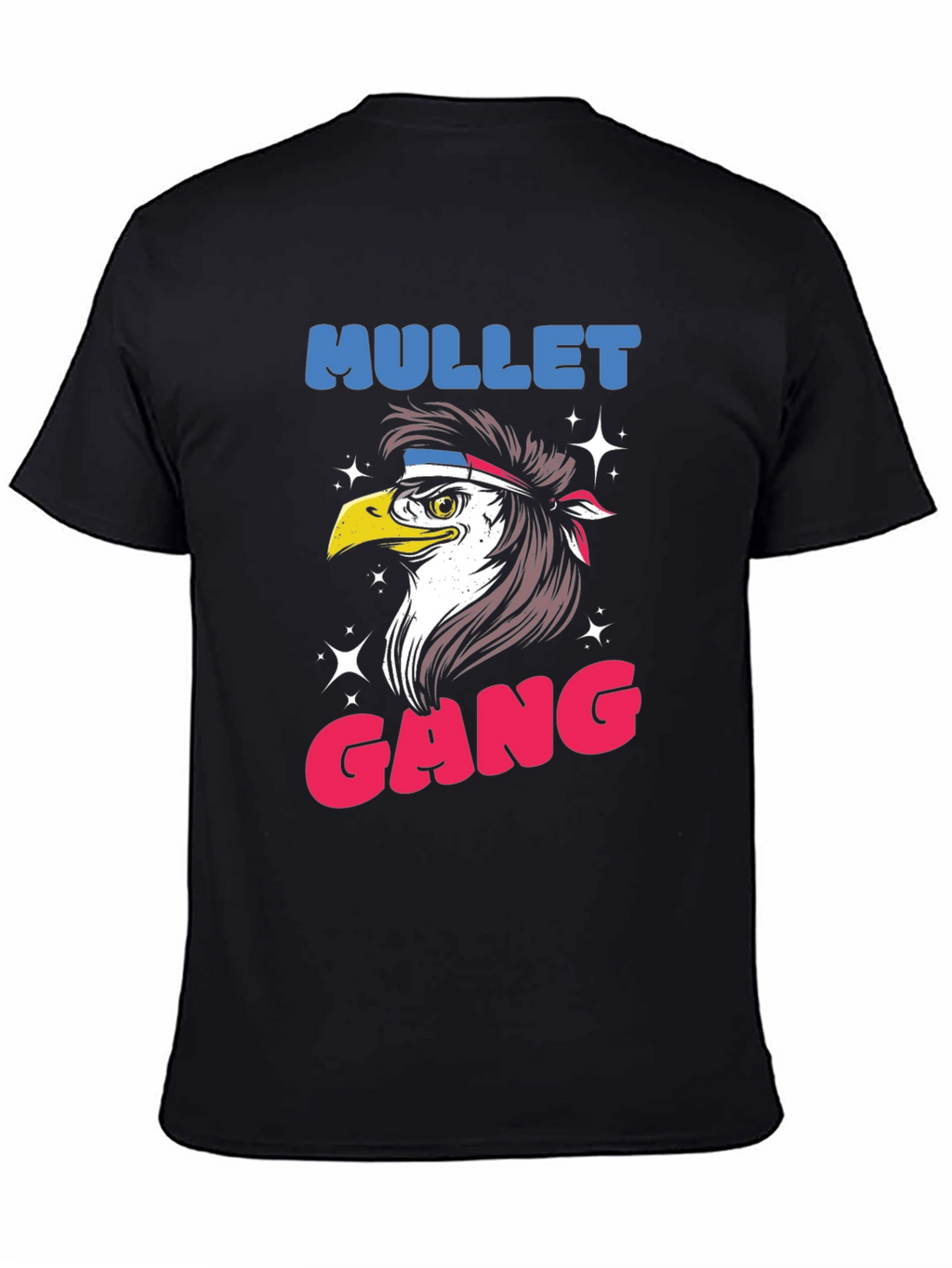 Mullet Gang Eagle Graphic Tee - Black