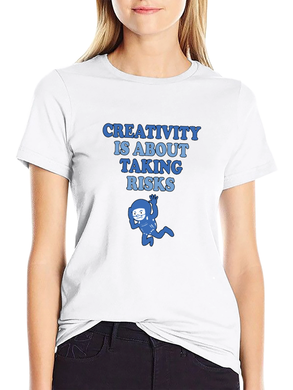 Creativity Takes Risks Graphic Tee - Soft Cotton