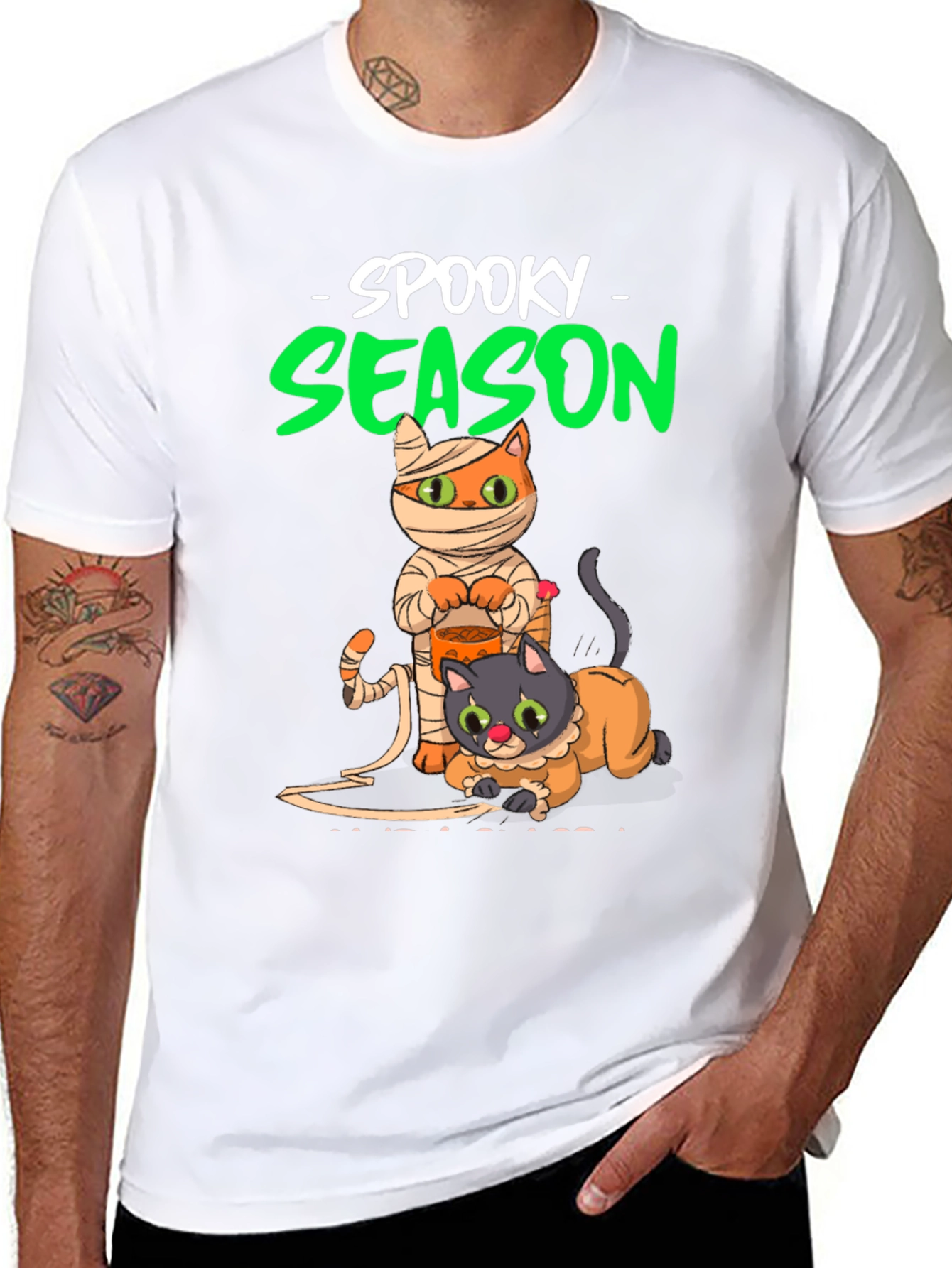 Spooky Season Cat T-Shirt