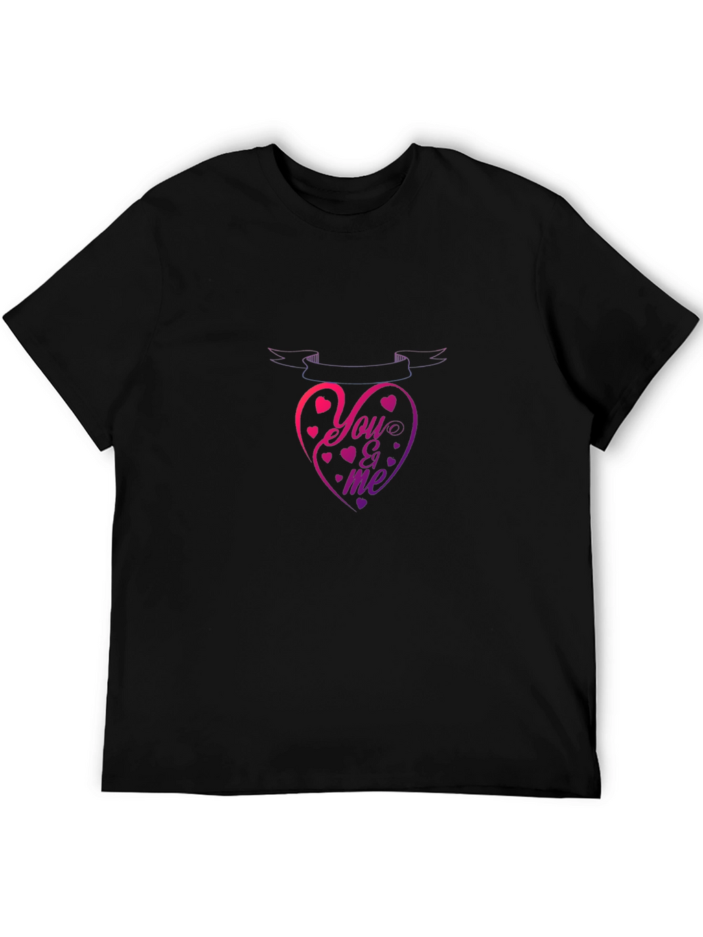 You & Me Heart Graphic T-Shirt